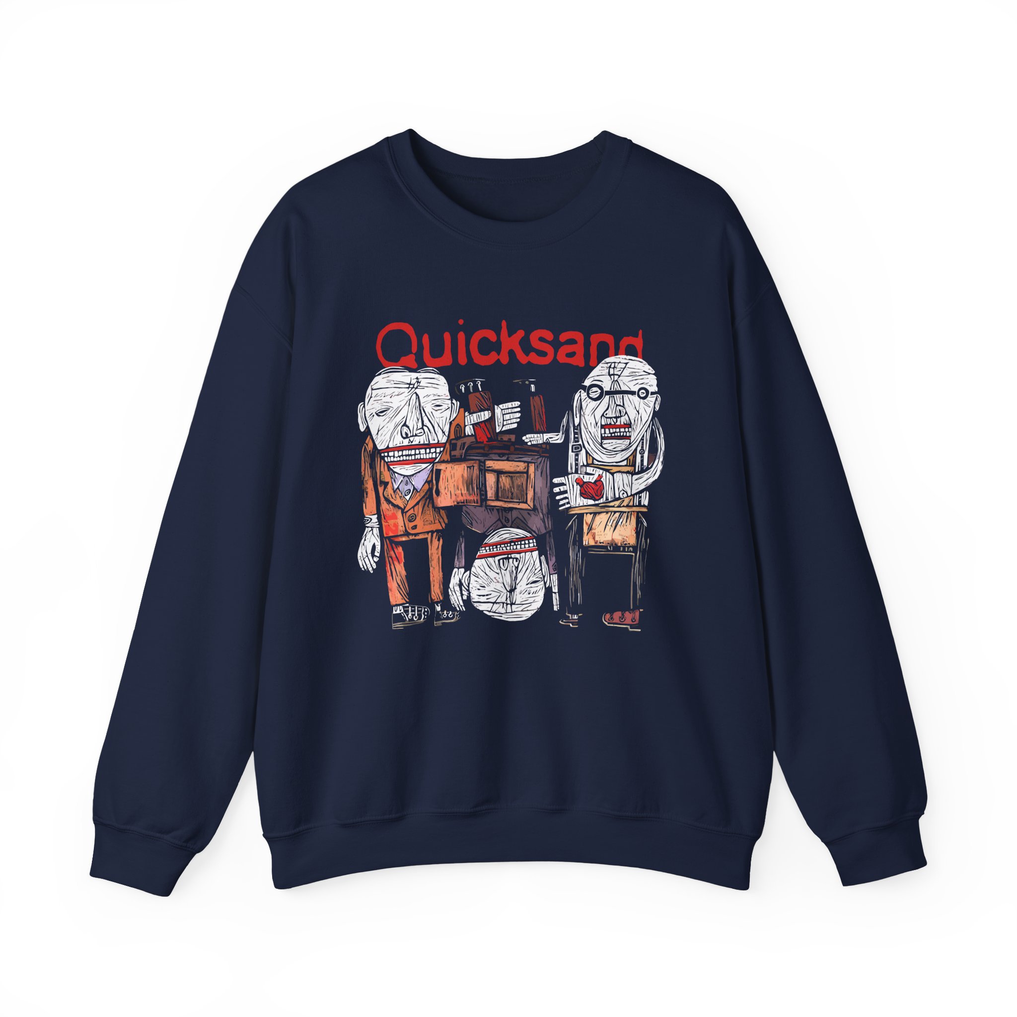 Quicksand Manic Compression Unisex Heavy Blendâ„¢ Crewneck Sweatshirt