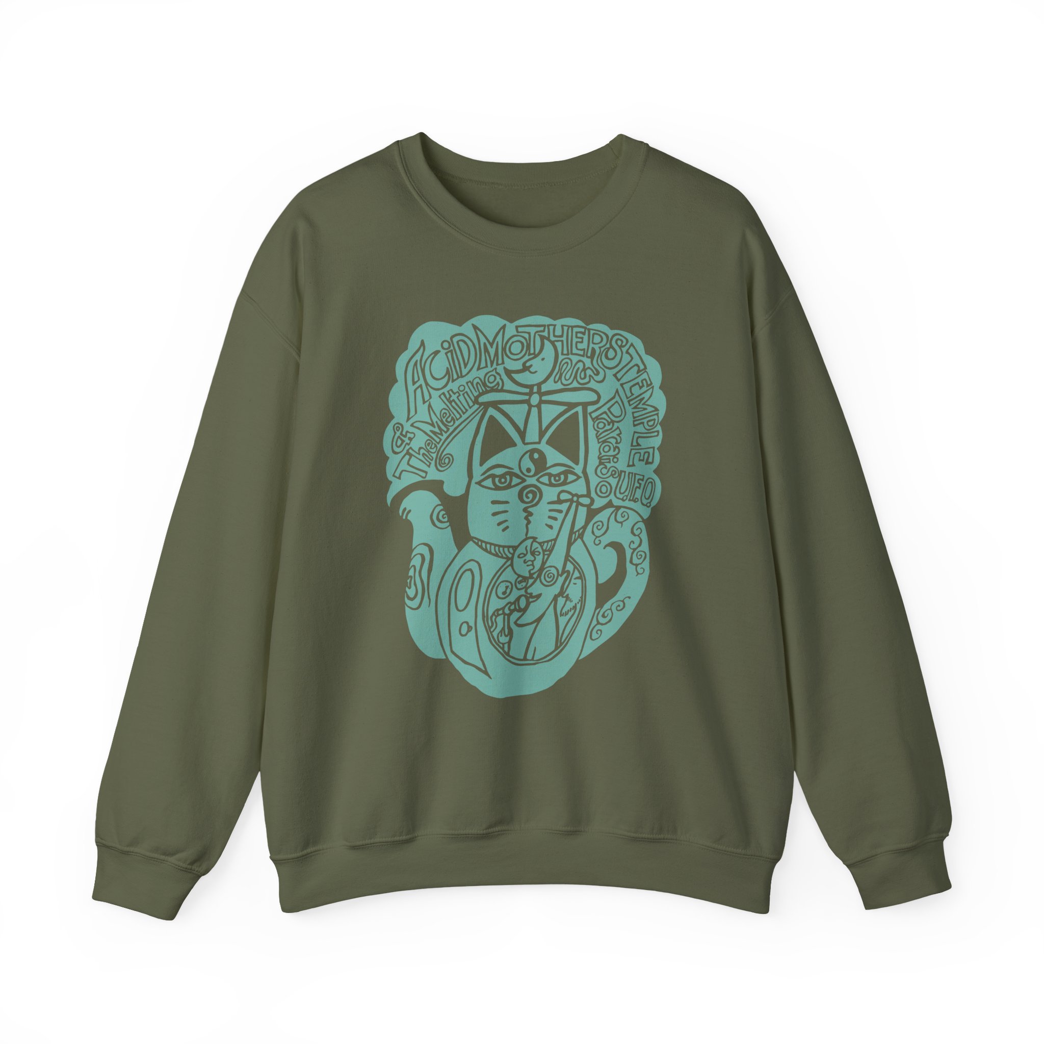 Acid Mothers Temple Teapot Unisex Heavy Blendâ„¢ Crewneck Sweatshirt