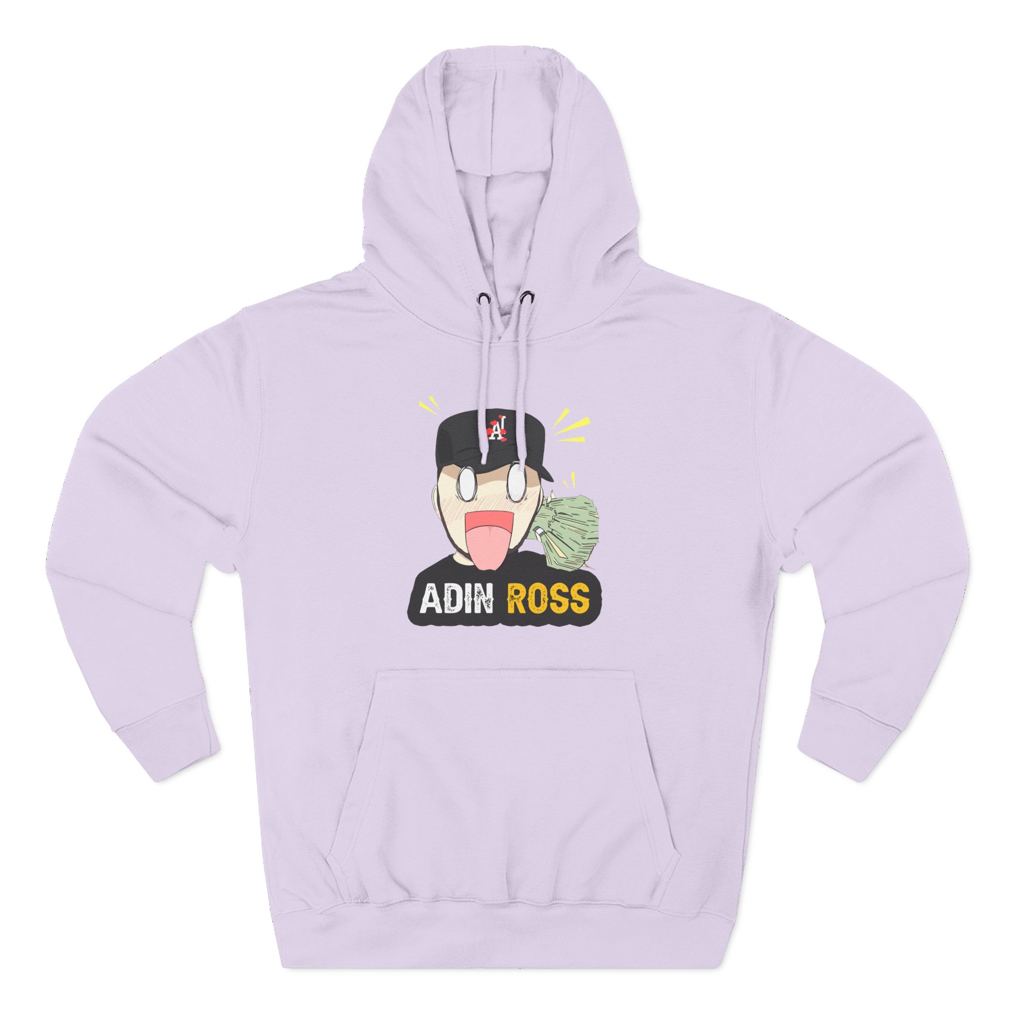 Adin Ross Parody Three-Panel Fleece Hoodie