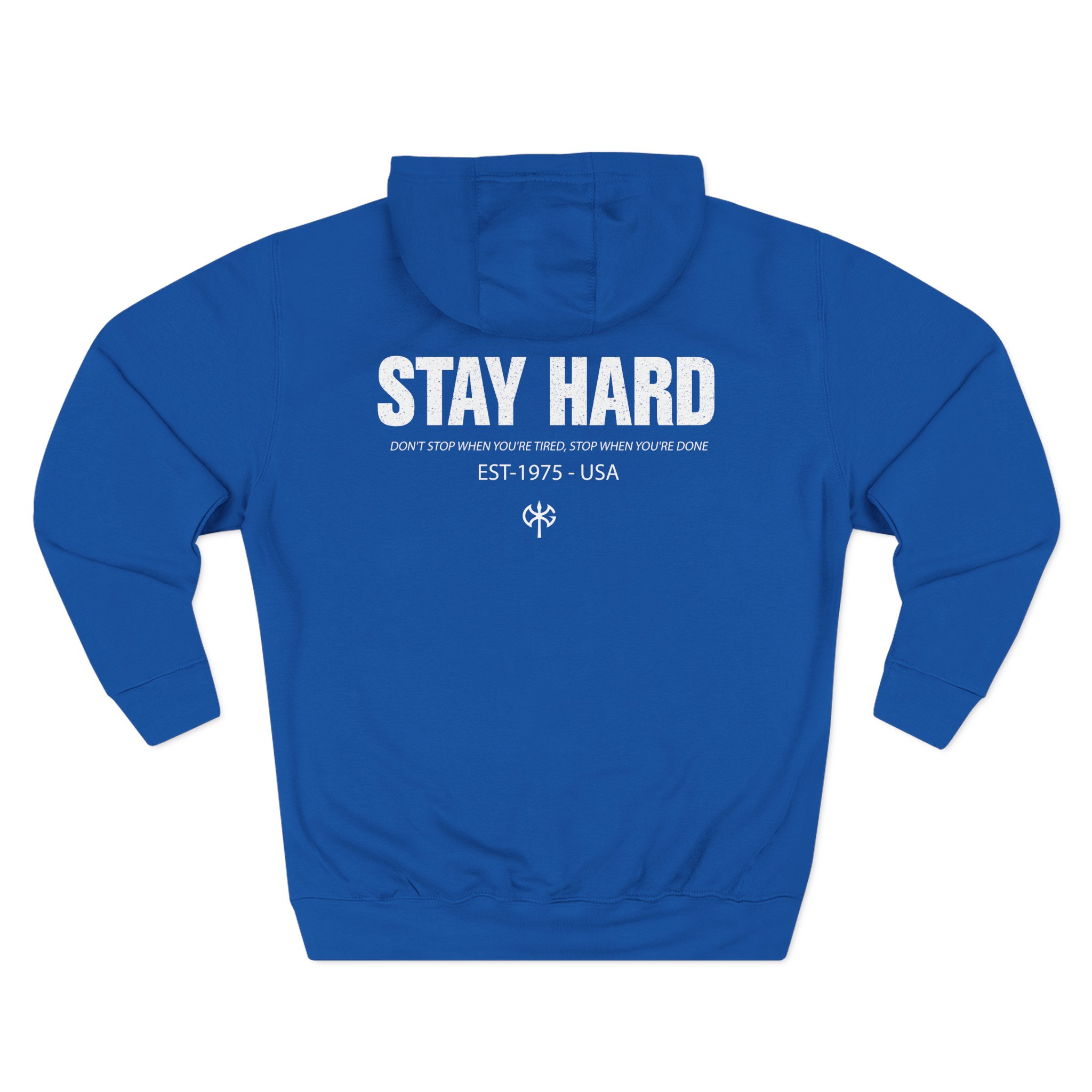 David Goggins Stay Hard Three-Panel Fleece Hoodie