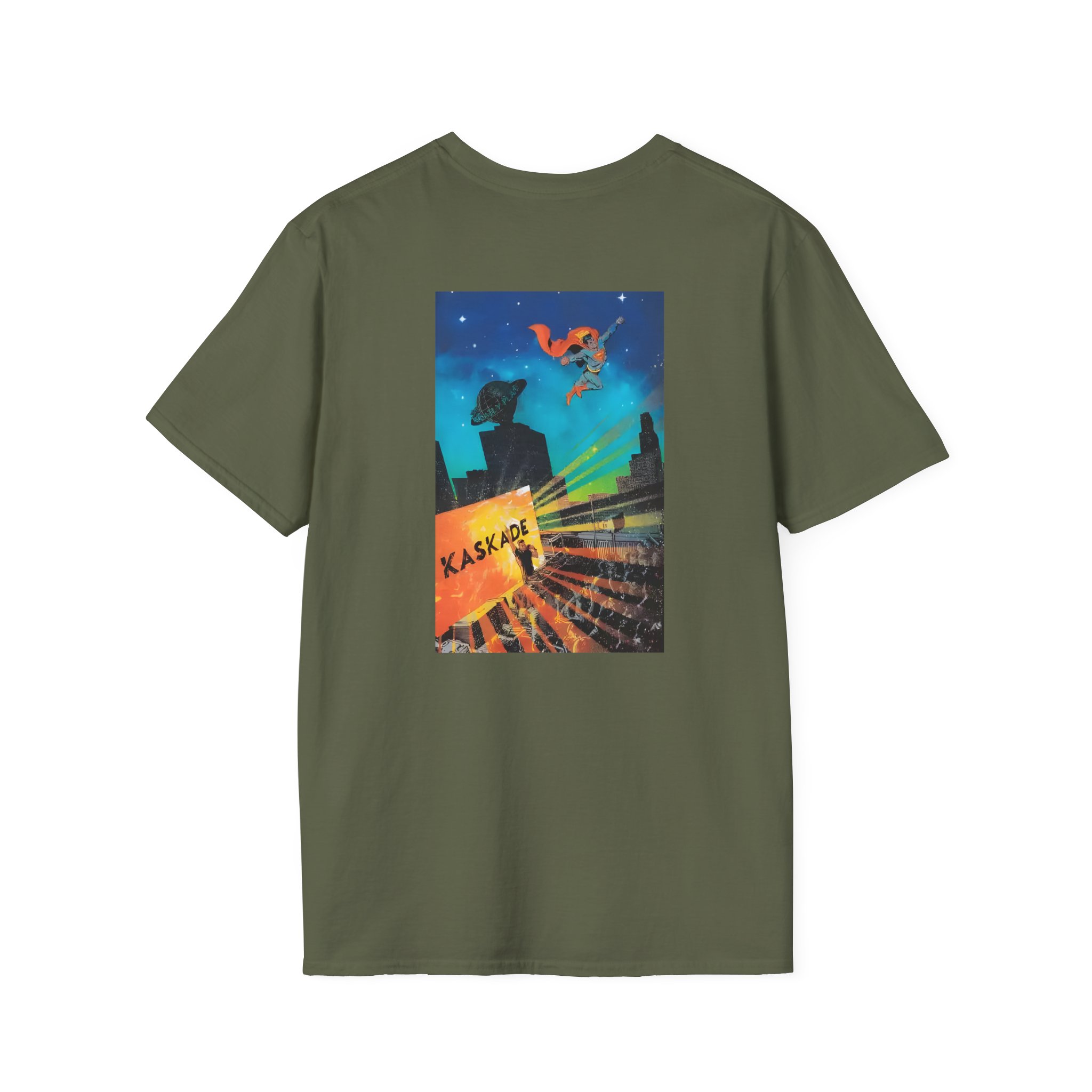 Kaskade X Superman Comic Unisex Softstyle T-Shirt