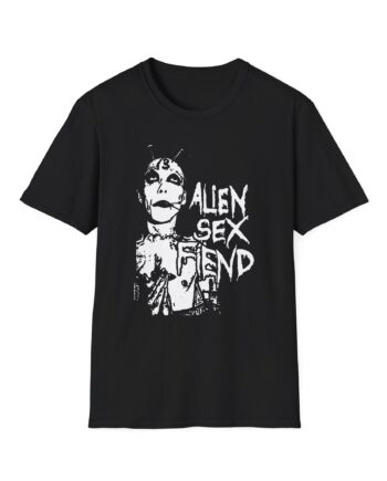 Alien Sex Fiend 13 Head Unisex Softstyle T-Shirt
