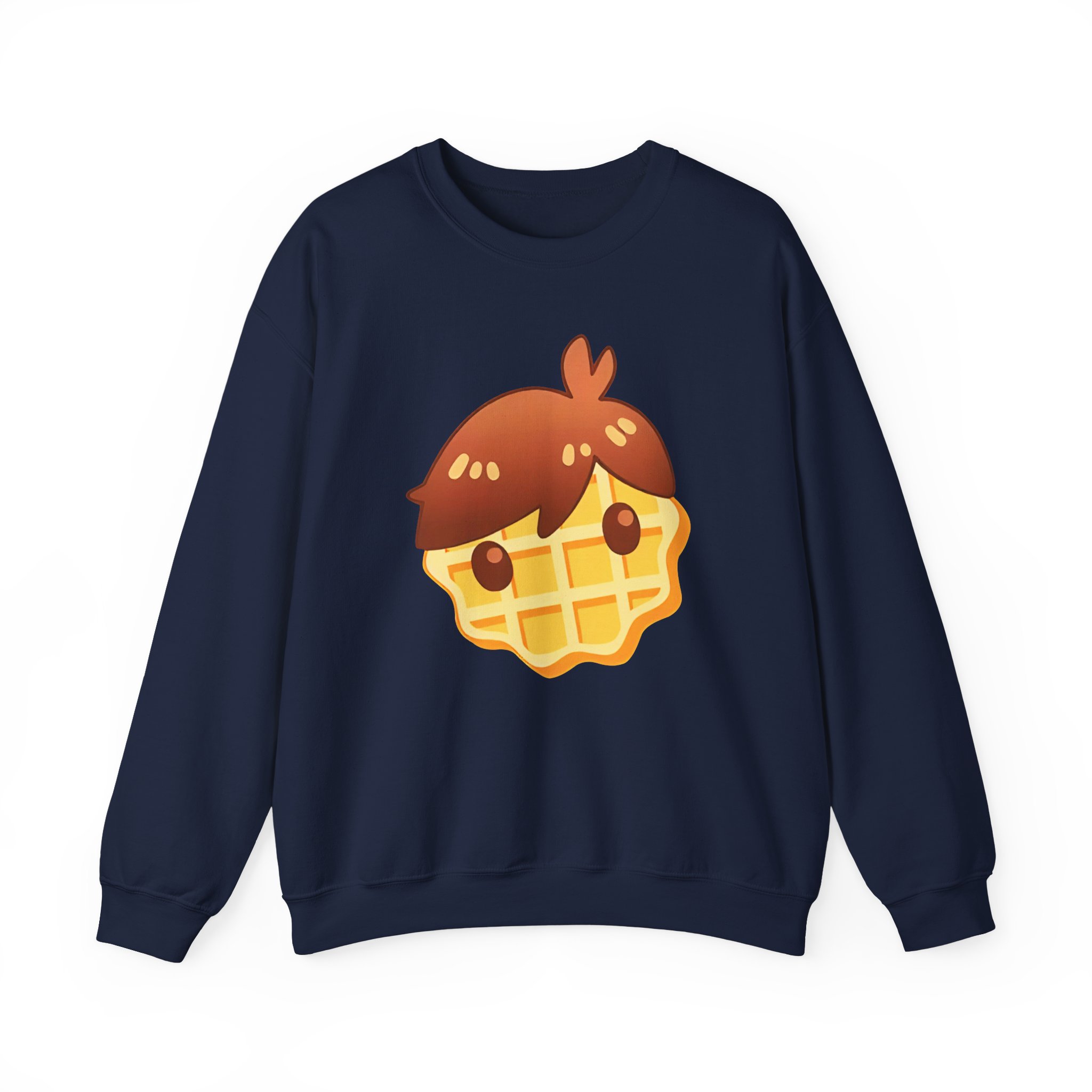 Grian Waffle Head Unisex Heavy Blendâ„¢ Crewneck Sweatshirt