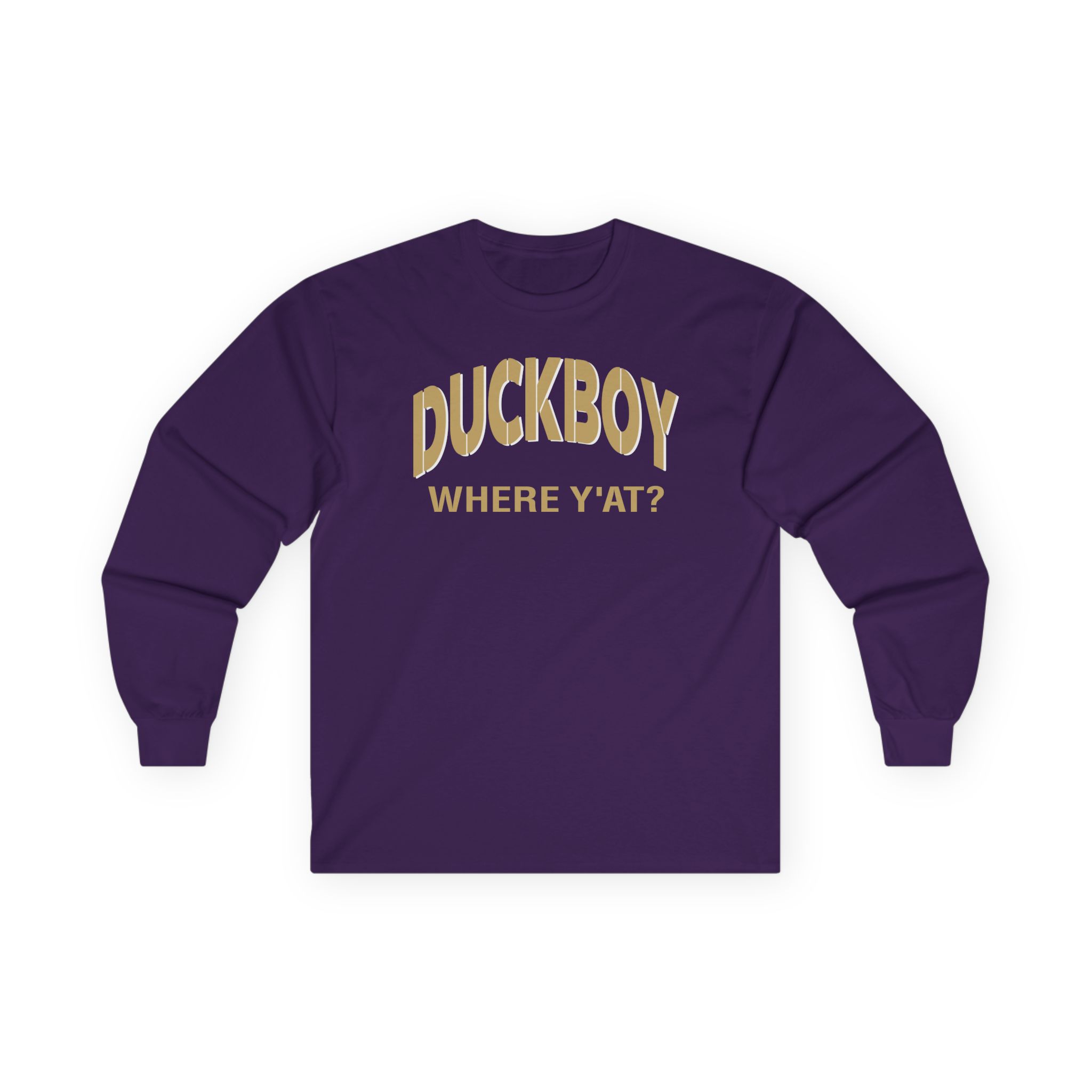 Duckboy Unisex Ultra Cotton Long Sleeve Tee