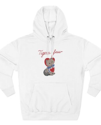 Tigers Jaw kitty baby Three-Panel Fleece Hoodie