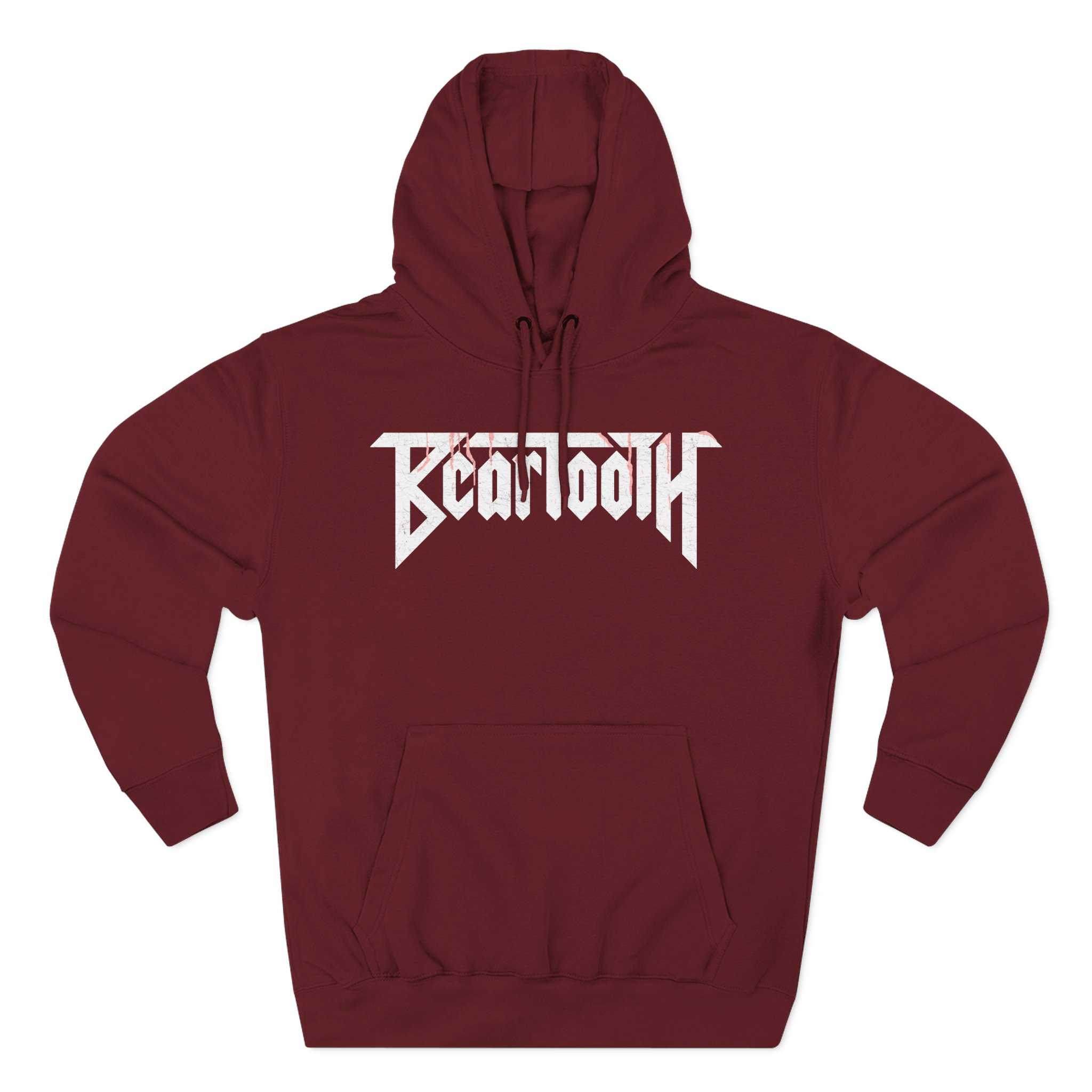 Beartooth Spike Skull Three-Panel Fleece Hoodie
