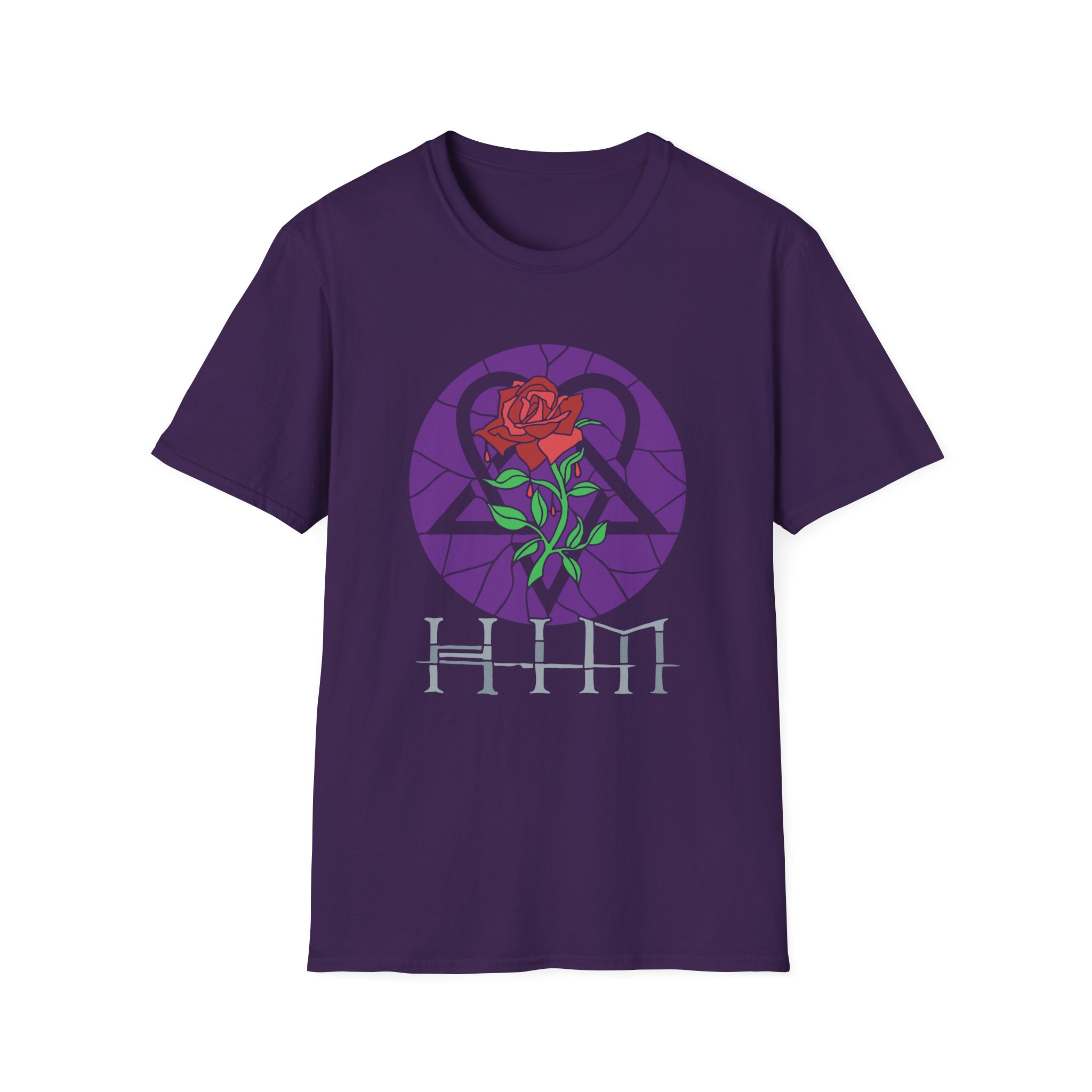 Him Stained Glass Unisex Softstyle T-Shirt