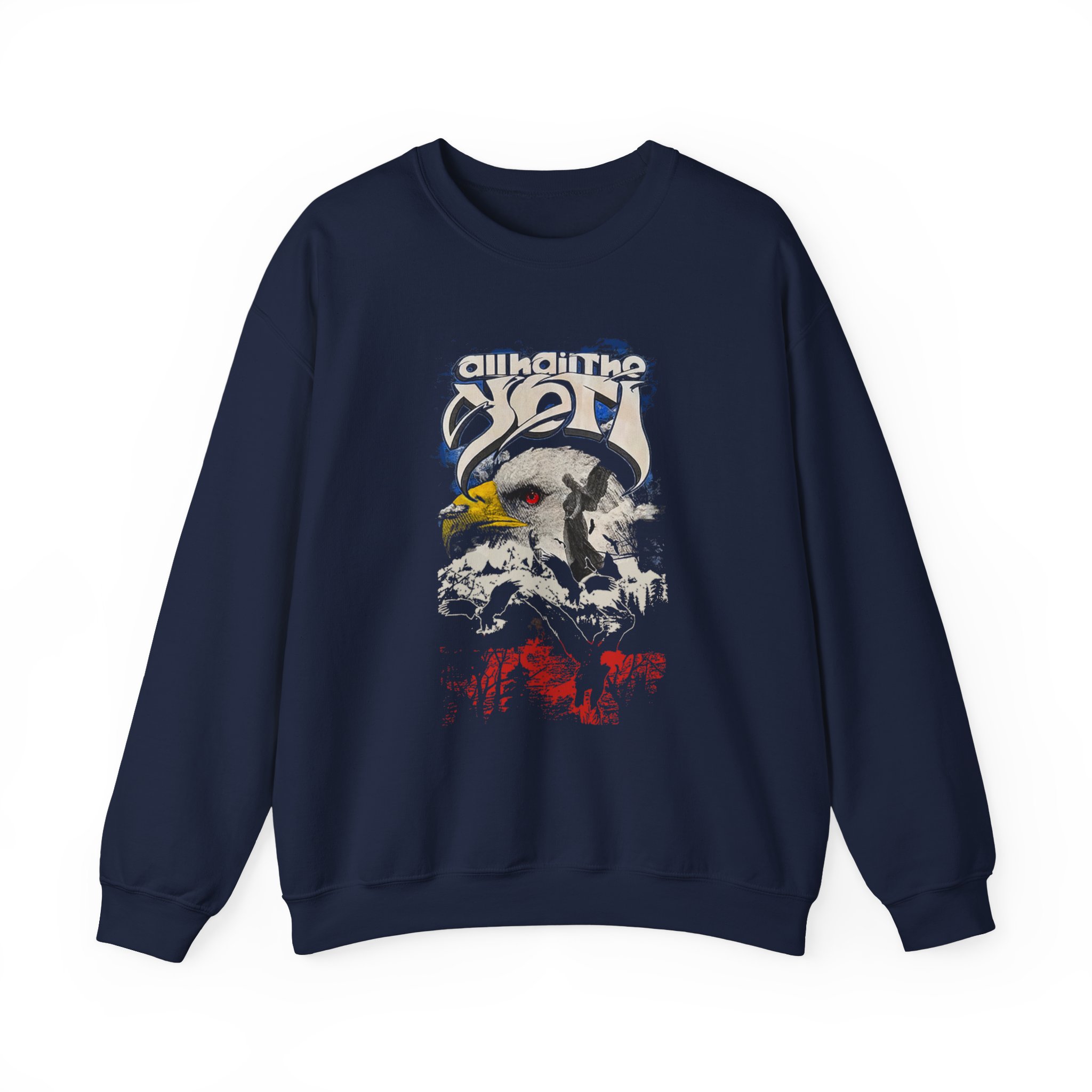All Hail the Yeti Eagle Unisex Heavy Blendâ„¢ Crewneck Sweatshirt
