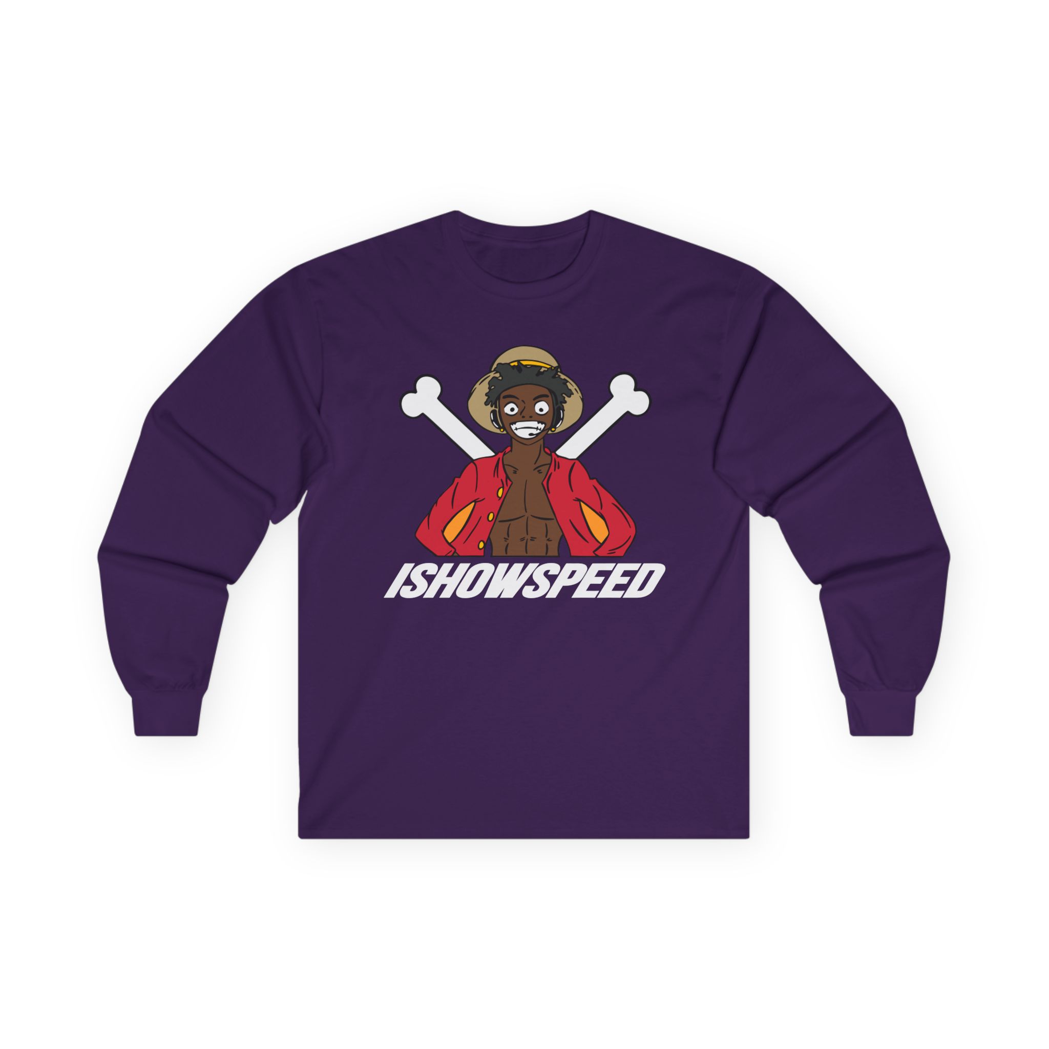 Luffy Ishowspeed Unisex Ultra Cotton Long Sleeve Tee