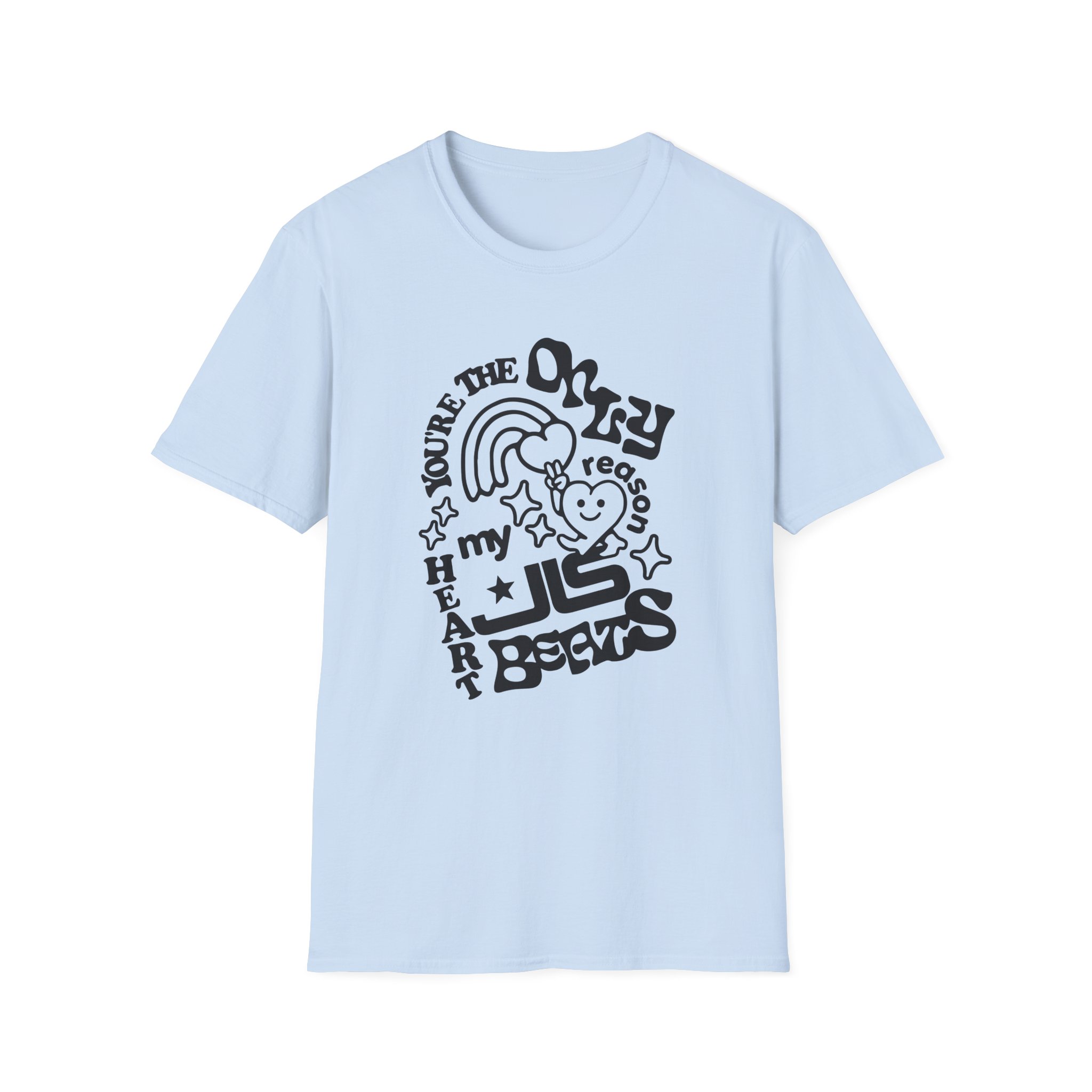 JLS Heart Beats Unisex Softstyle T-Shirt