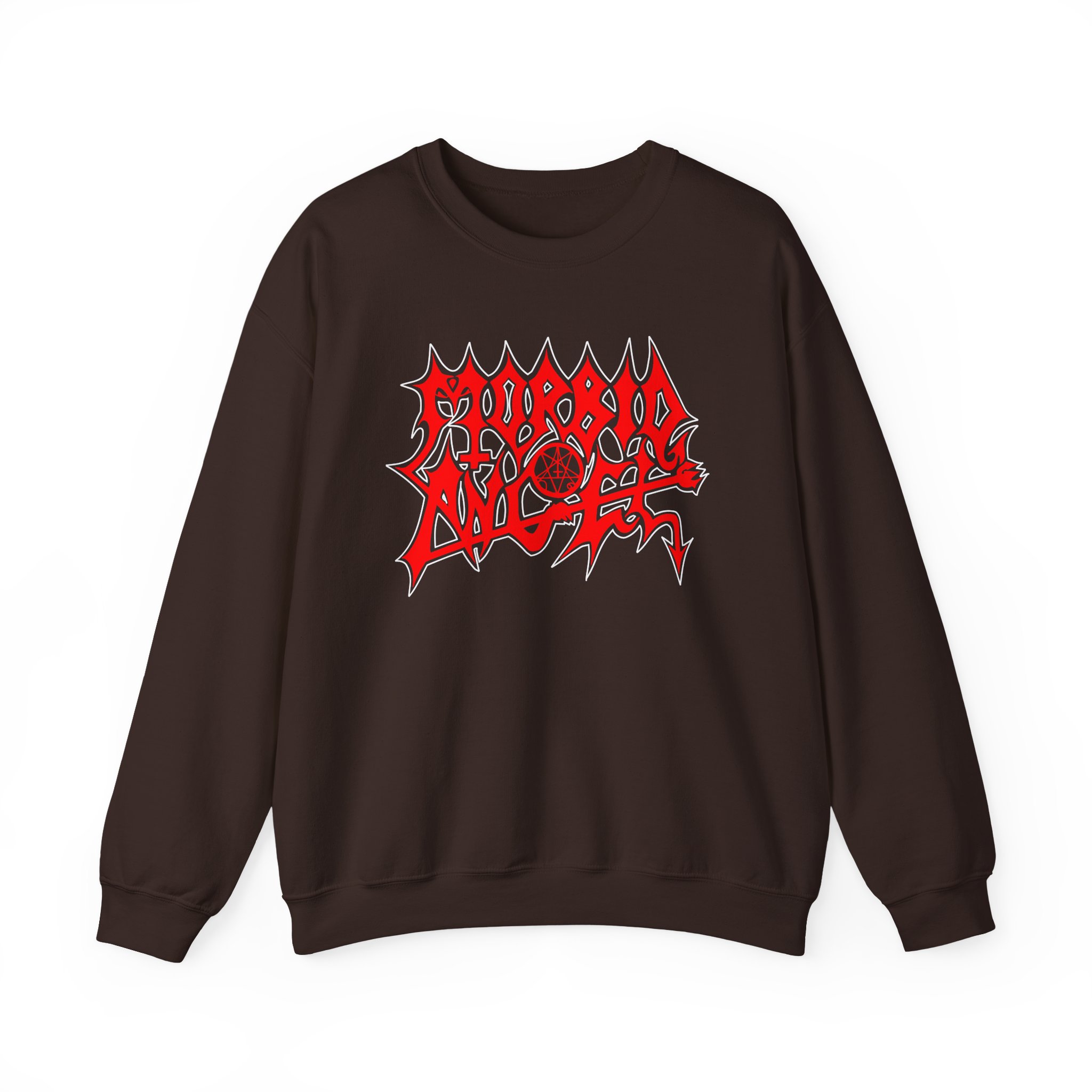 Morbid Angel Red Logo Unisex Heavy Blendâ„¢ Crewneck Sweatshirt
