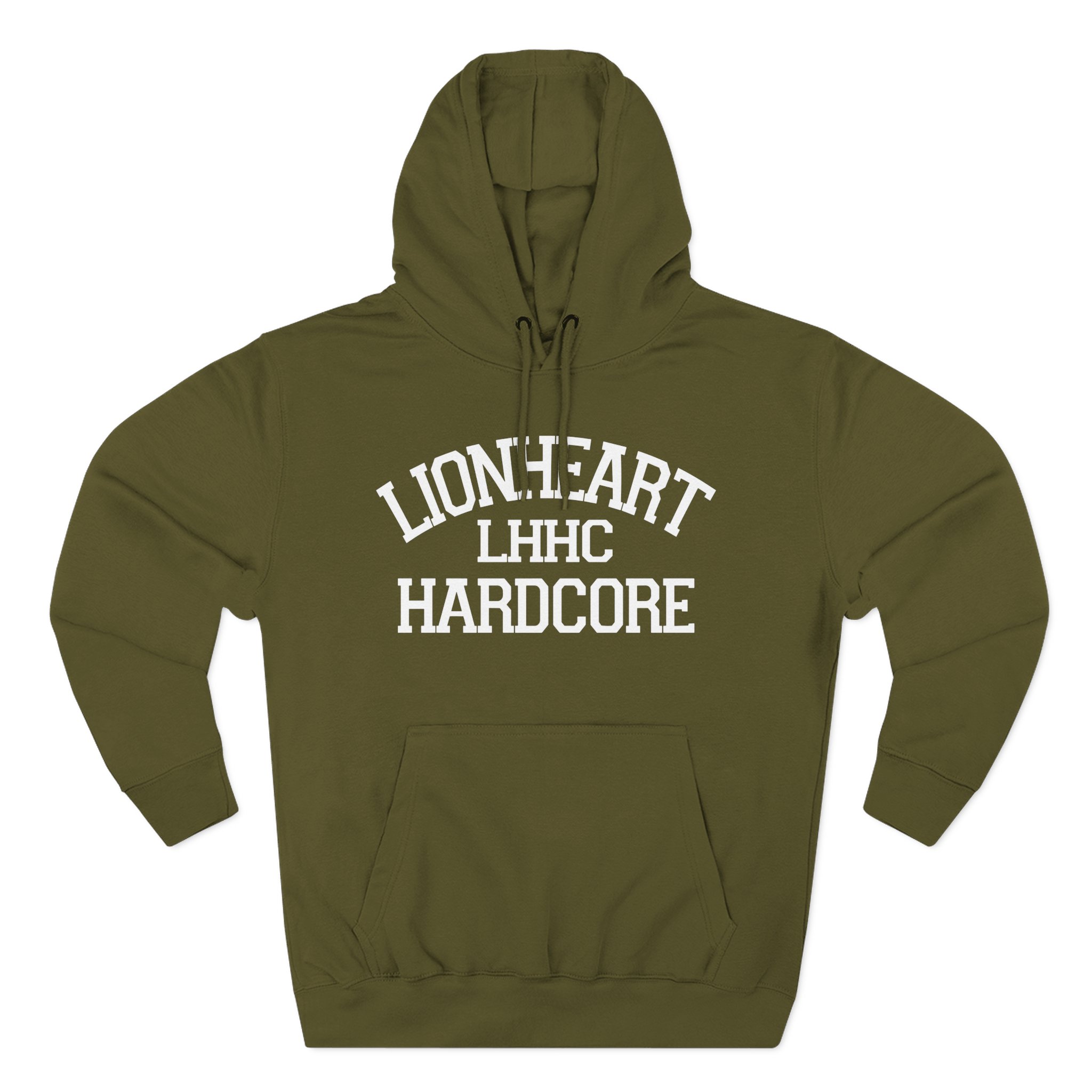 Lionheart "Stacked" Three-Panel Fleece Hoodie