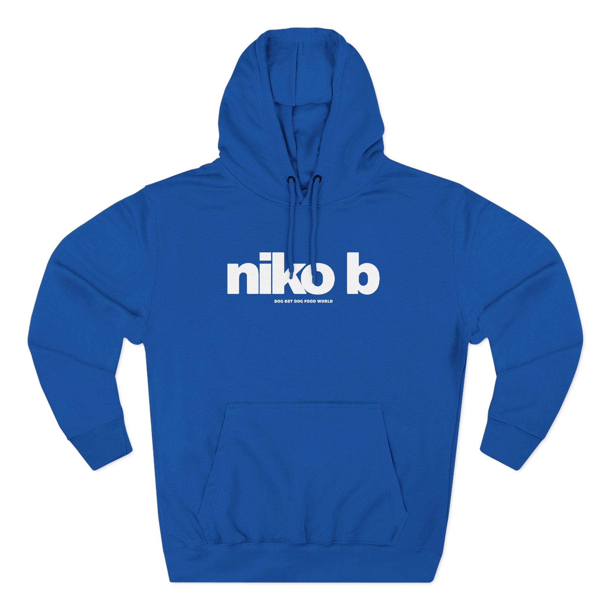 Niko B Dog Eat Dog Food World Three-panel Fleece Hoodie