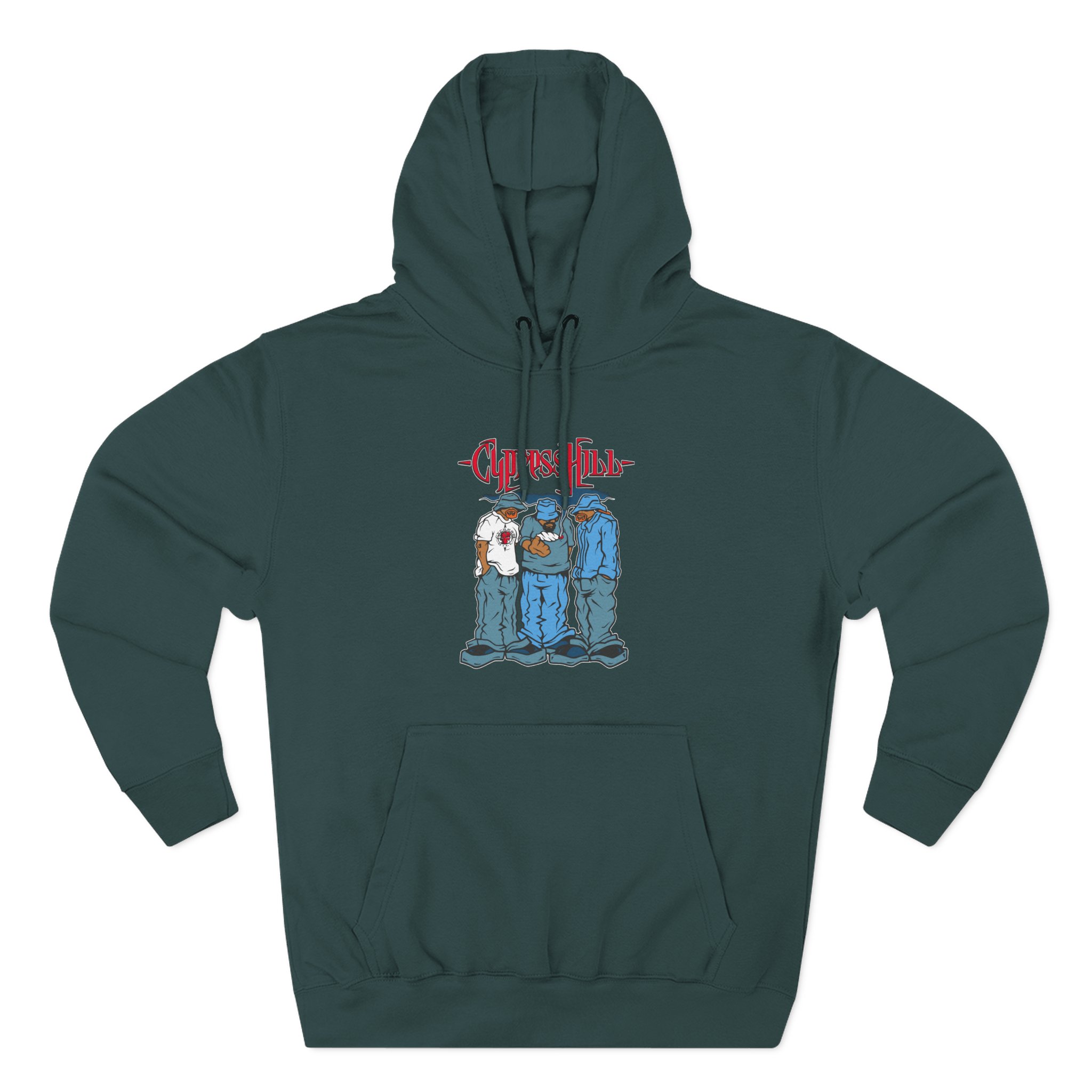 Cypress Hill Blunted Three-Panel Fleece Hoodie