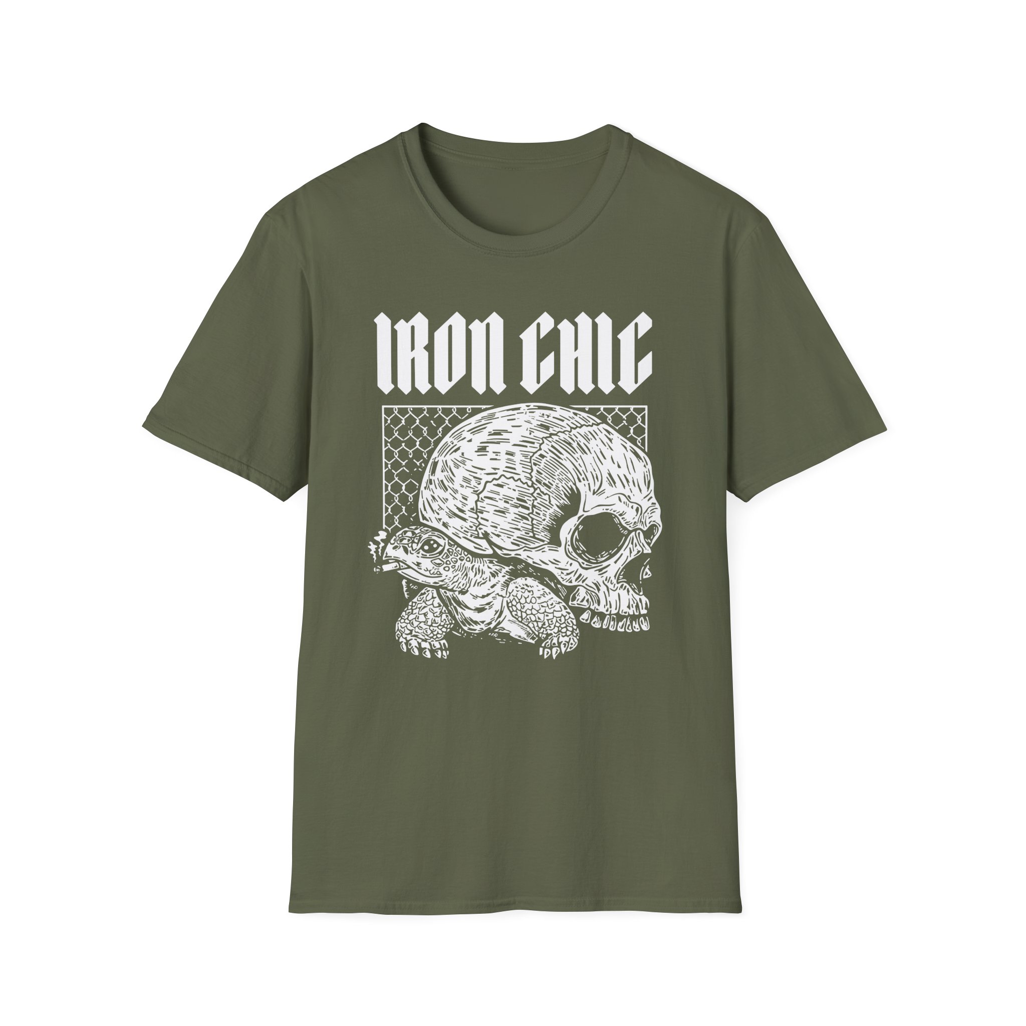 Iron Chic Turtle Unisex Softstyle T-Shirt