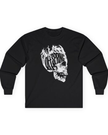 The Offspring Flaming Skull Unisex Ultra Cotton Long Sleeve Tee