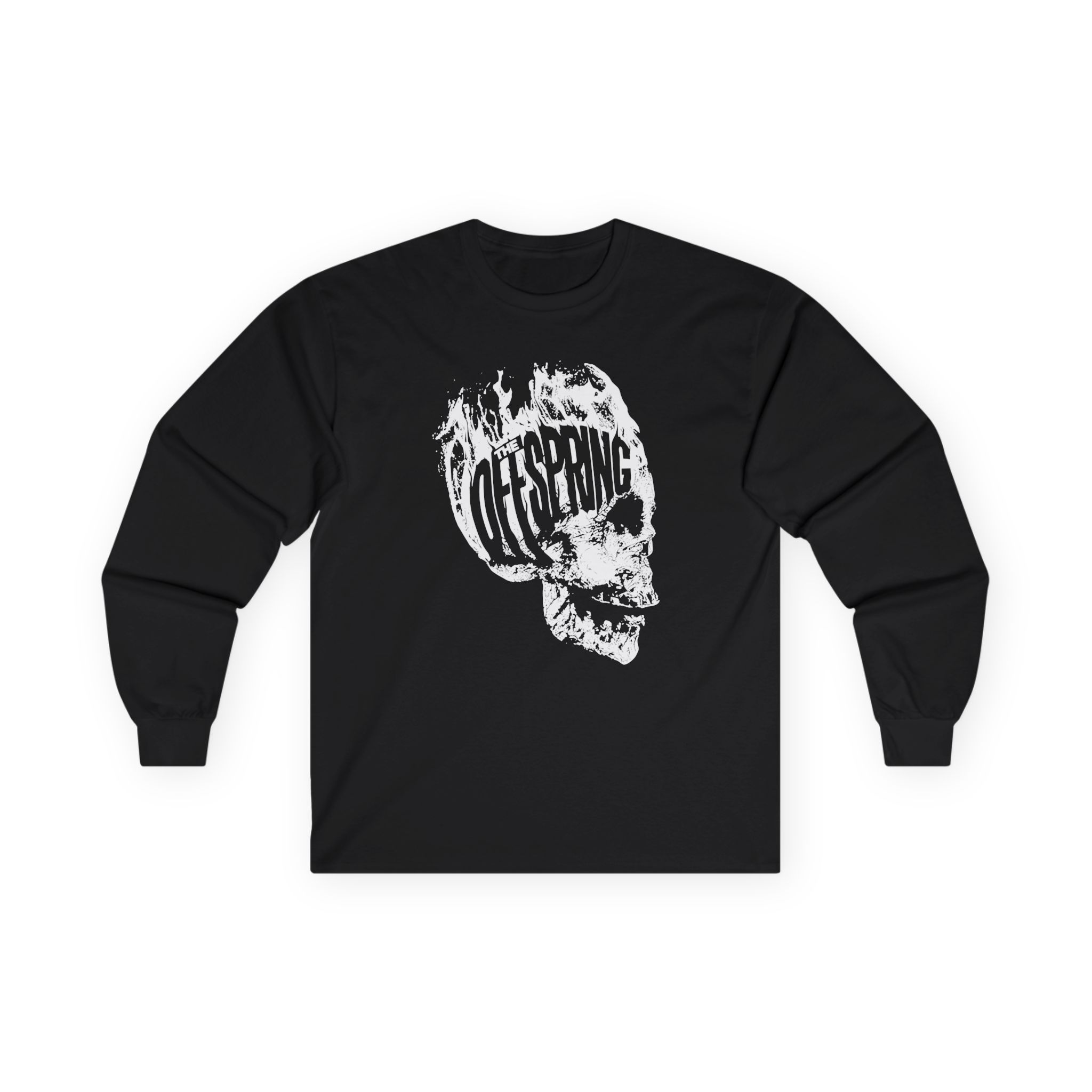The Offspring Flaming Skull Unisex Ultra Cotton Long Sleeve Tee