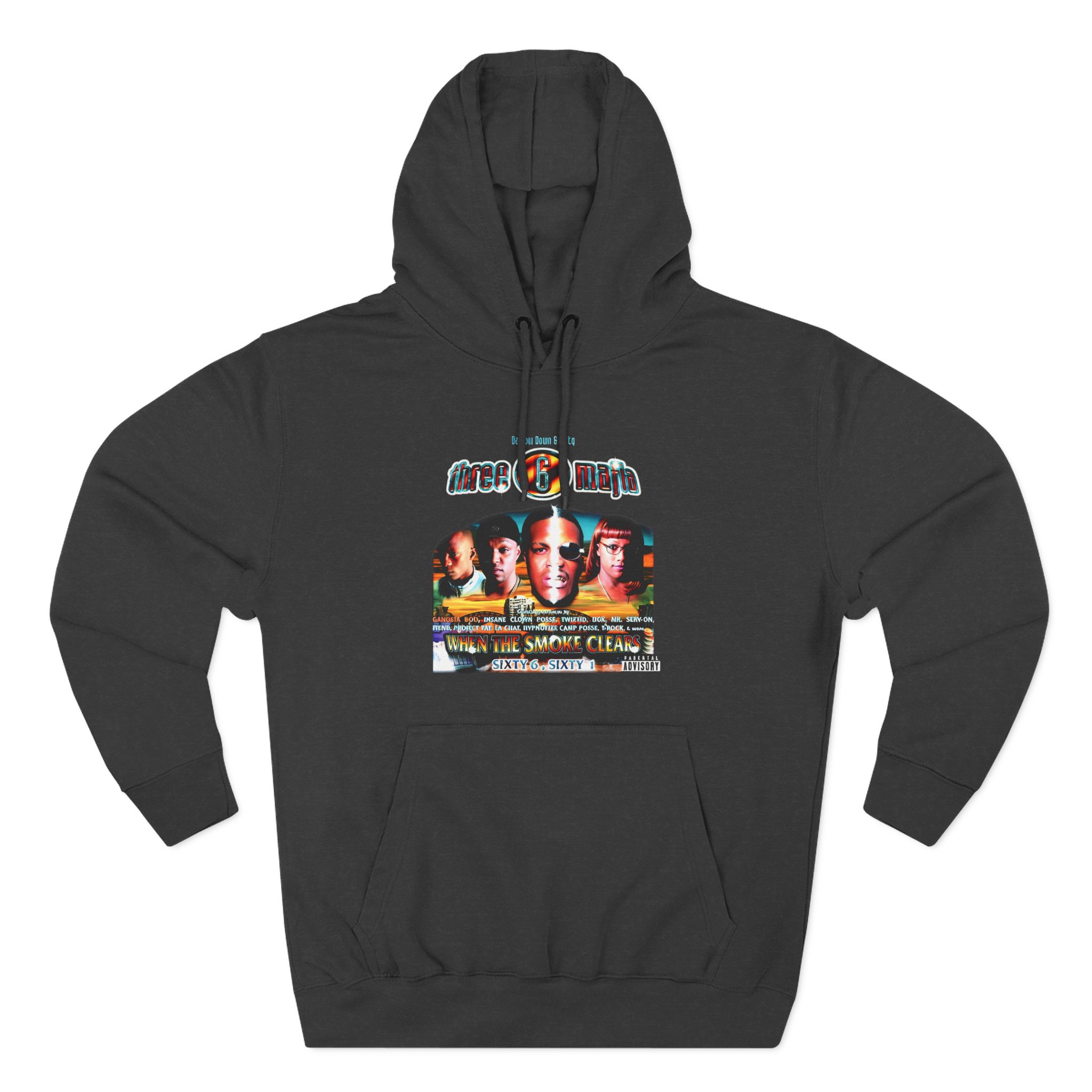 Three 6 Mafia When the Smoke Clears Three-Panel Fleece Hoodie