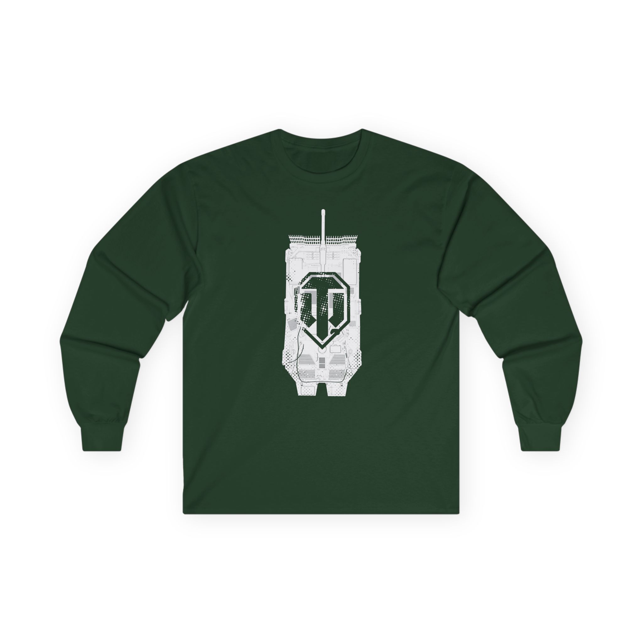 World of Tank Halftone Tank Unisex Ultra Cotton Long Sleeve Tee