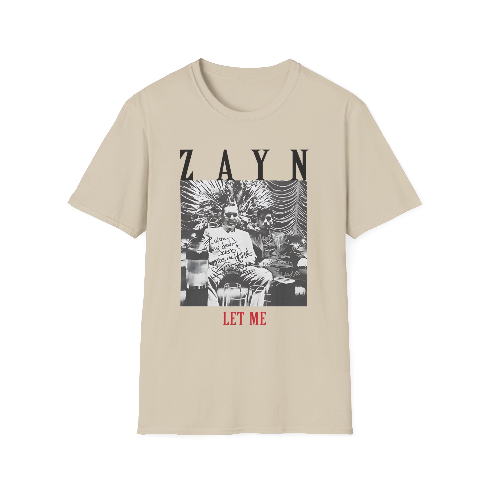 Zayn Malik Let Me Unisex Softstyle T-Shirt