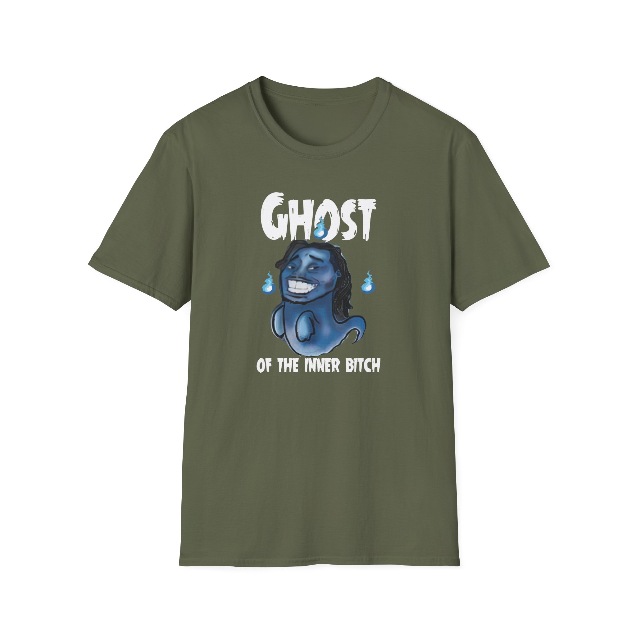 Aba and Preach Ghost of the Inner Bitch Unisex Softstyle T-Shirt
