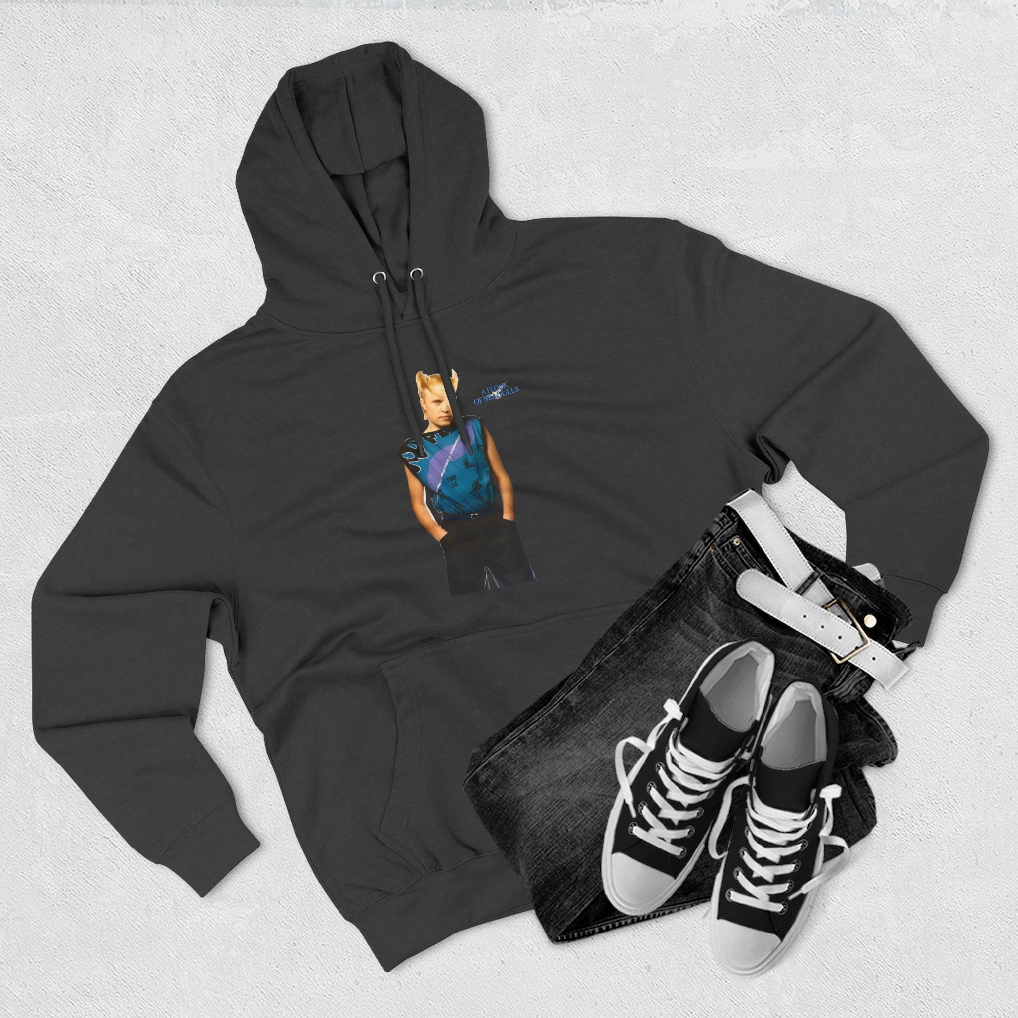 A Flock of Seagulls Mike Score Three-Panel Fleece Hoodie