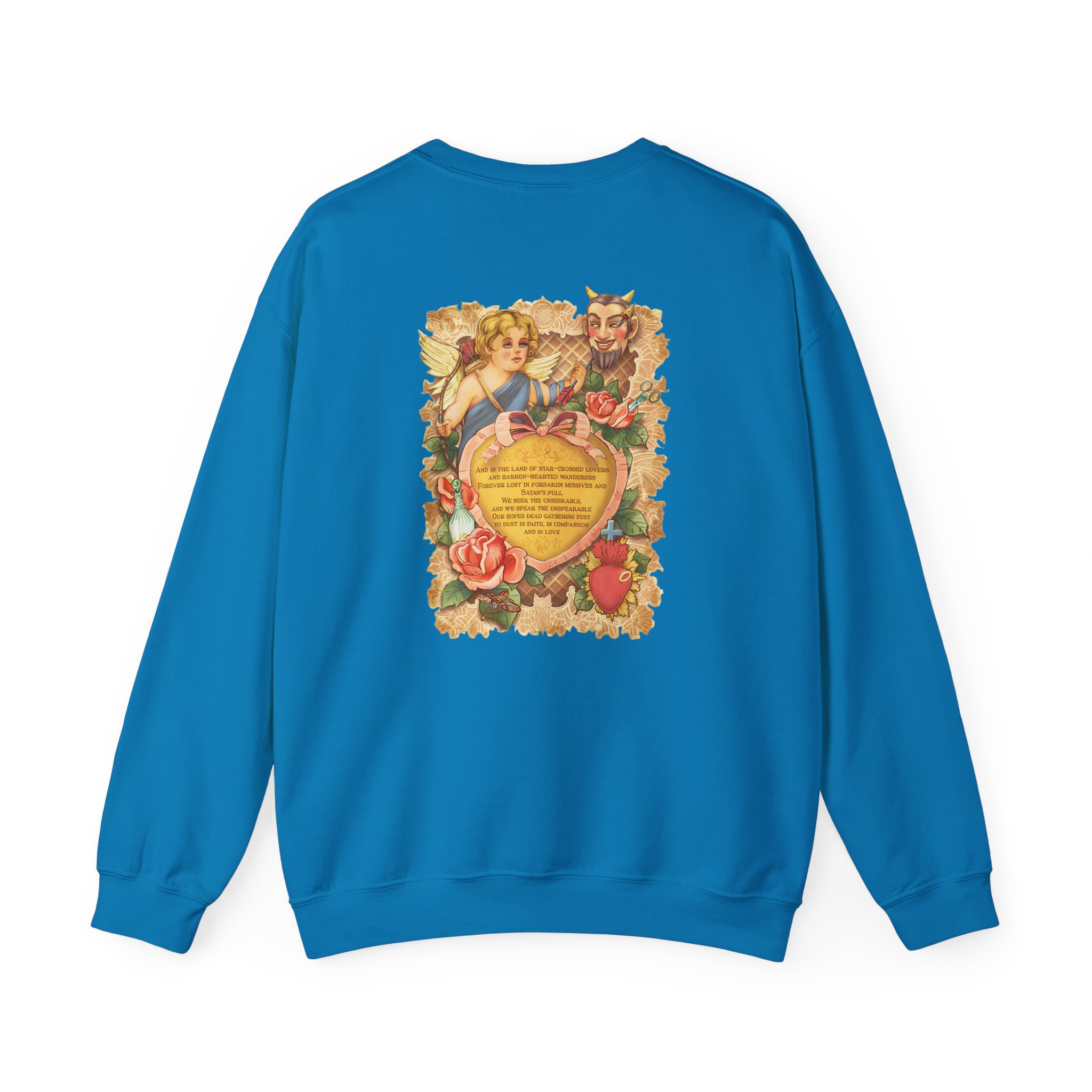 The Smashing Pumpkins Cupid De Locke Unisex Heavy Blendâ„¢ Crewneck Sweatshirt