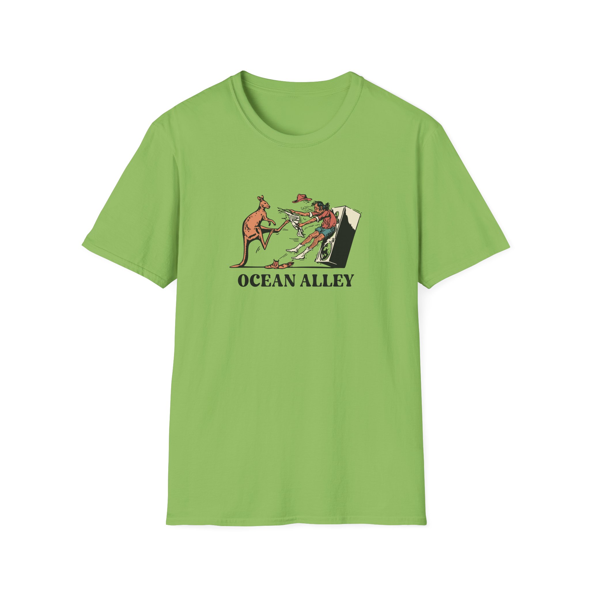 Ocean Alley Kanga Kick Unisex Softstyle T-Shirt