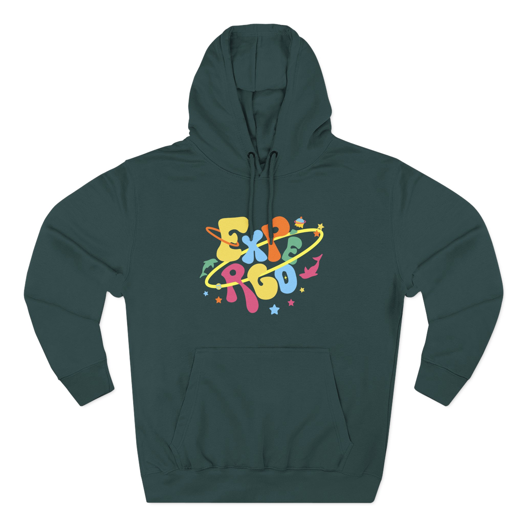 Nmixx Three-Panel Fleece Hoodie