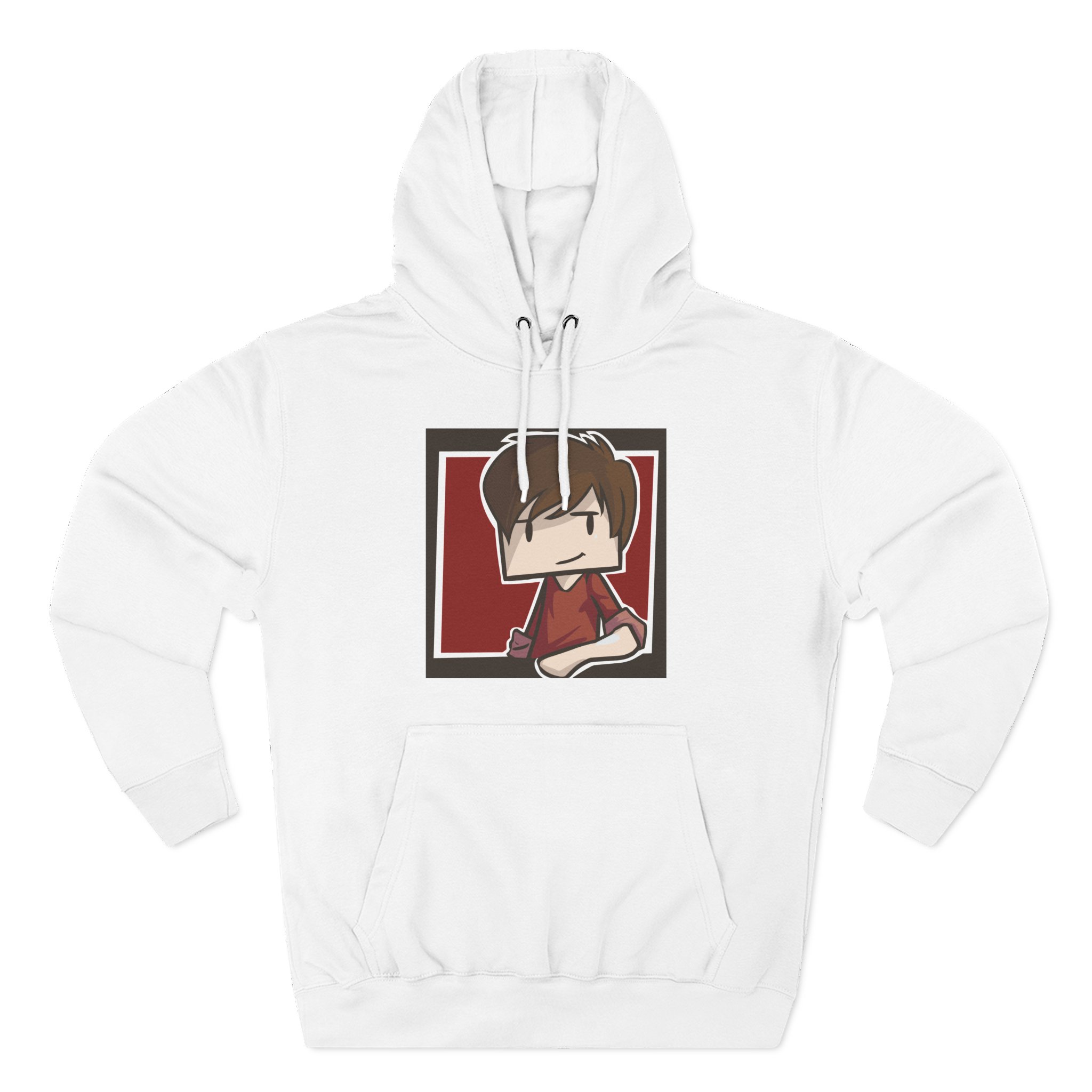 Grian Three-Panel Fleece Hoodie