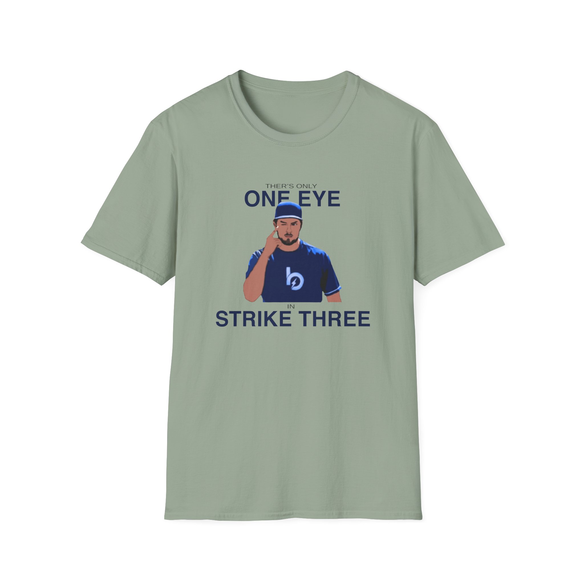 Trevor Bauer One Eye Strike Three Unisex Softstyle T-Shirt