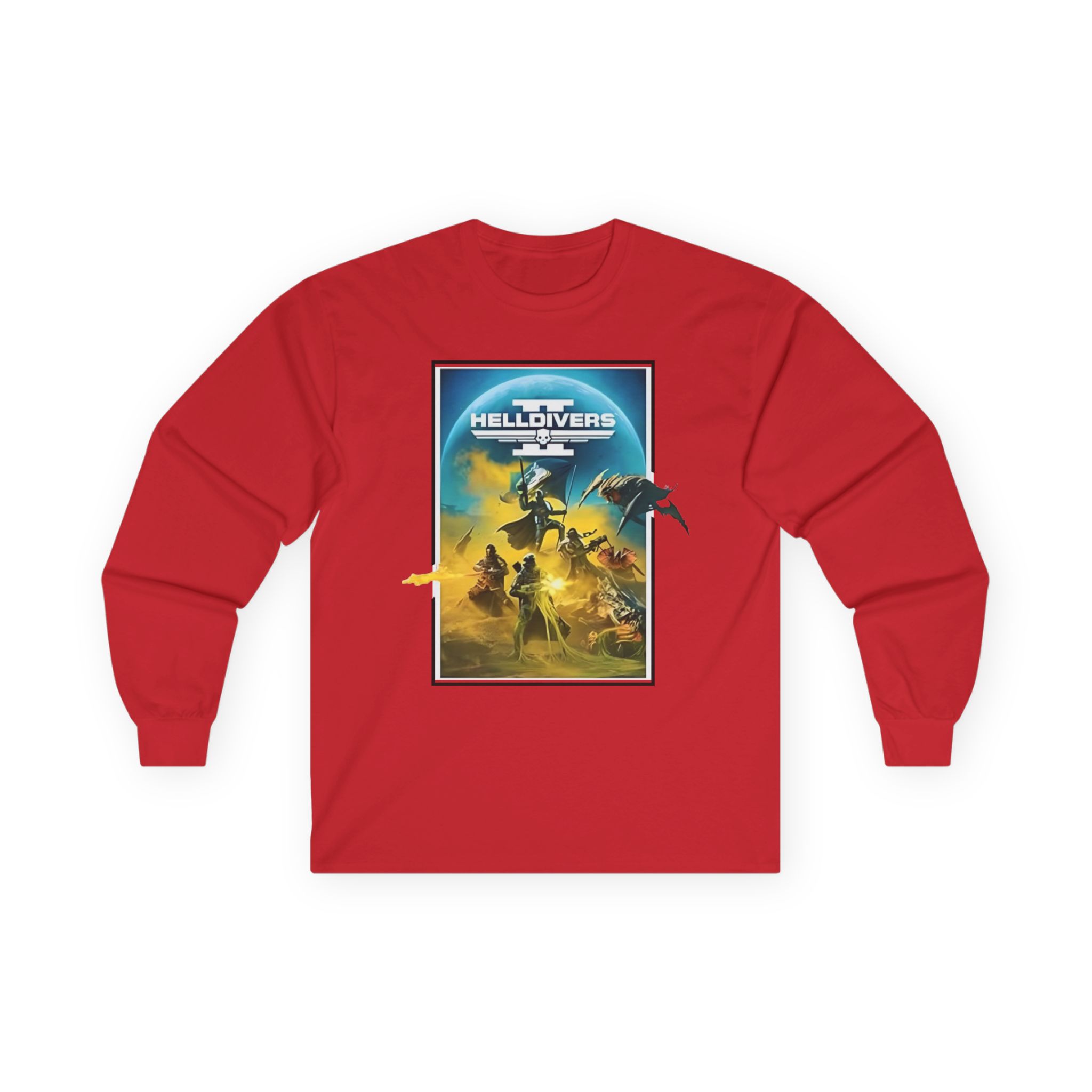 Helldivers Key Art Unisex Ultra Cotton Long Sleeve Tee