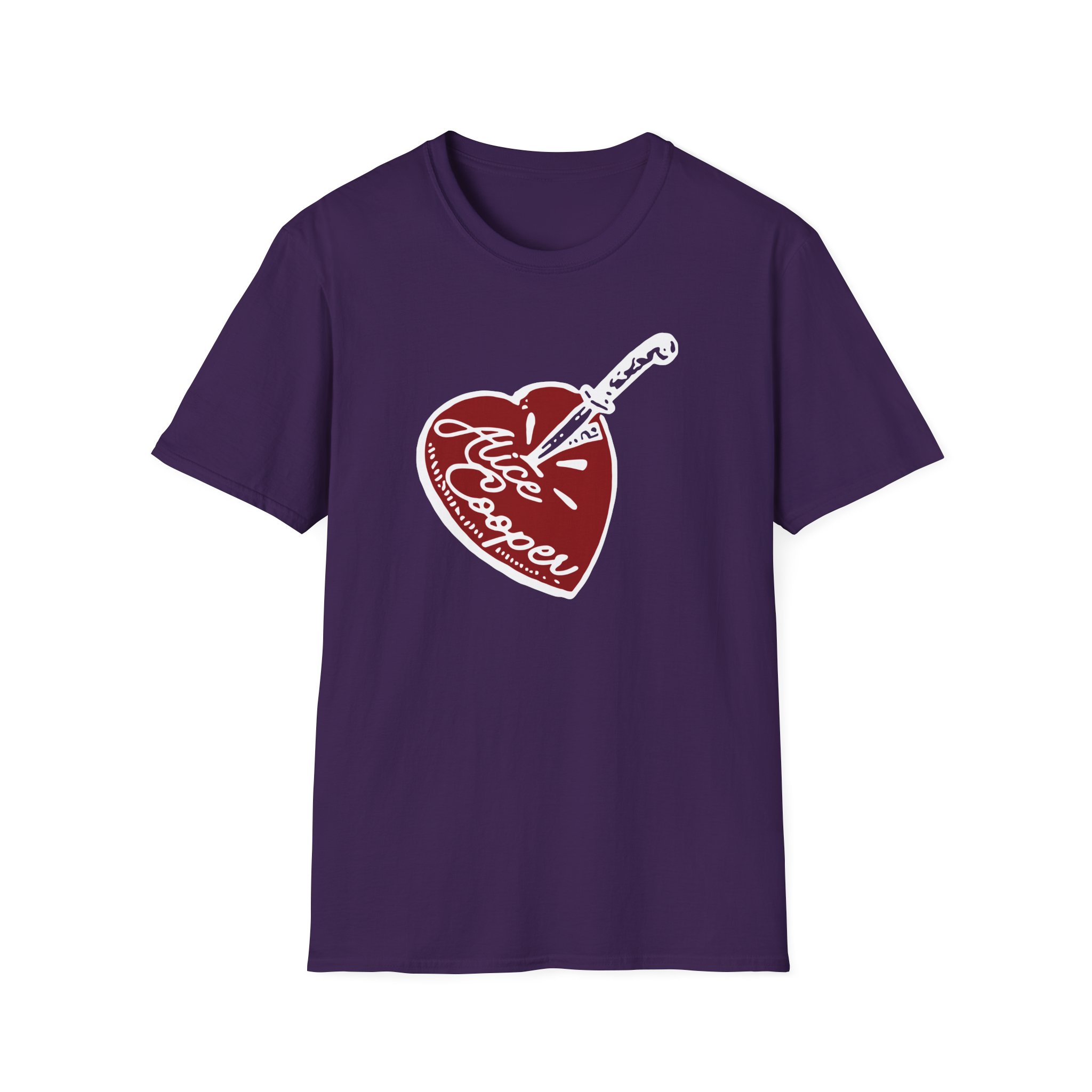 Alice Cooper Stab Heart Unisex Softstyle T-Shirt