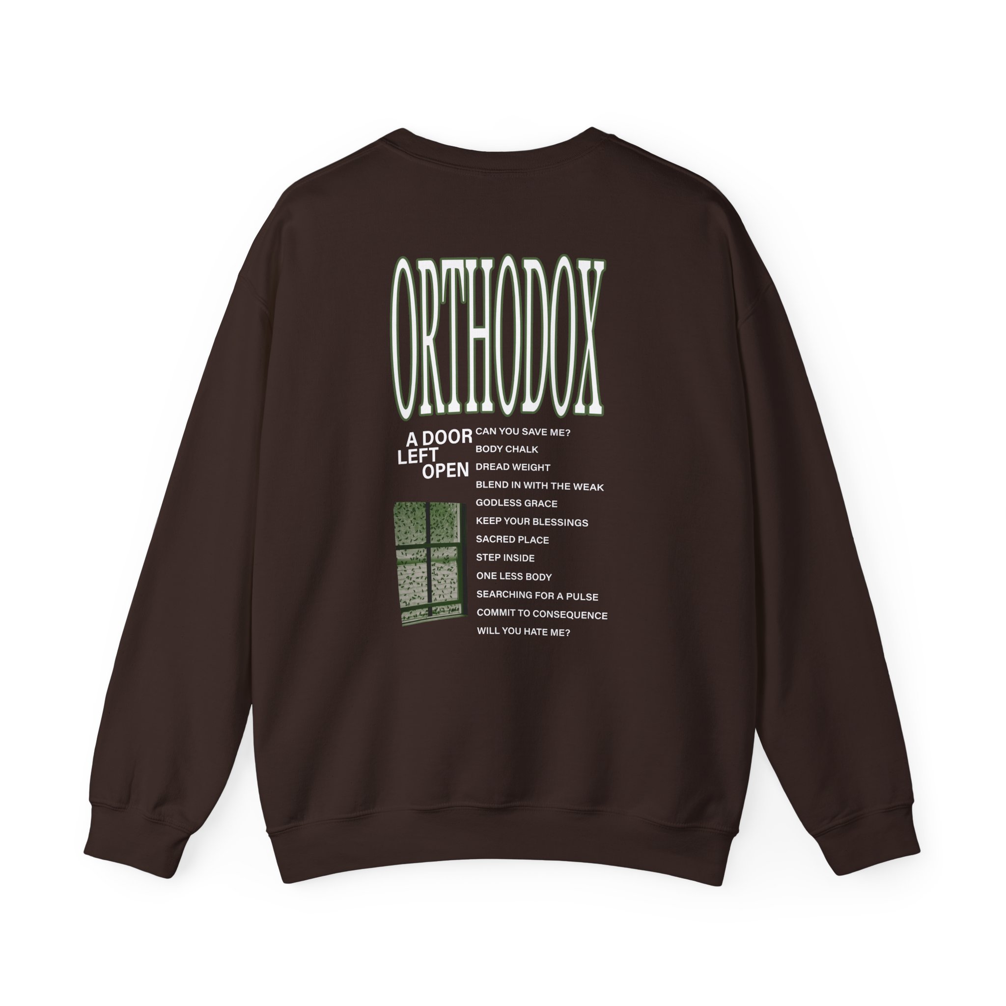 Orthodox a Door Left Open Unisex Heavy Blendâ„¢ Crewneck Sweatshirt
