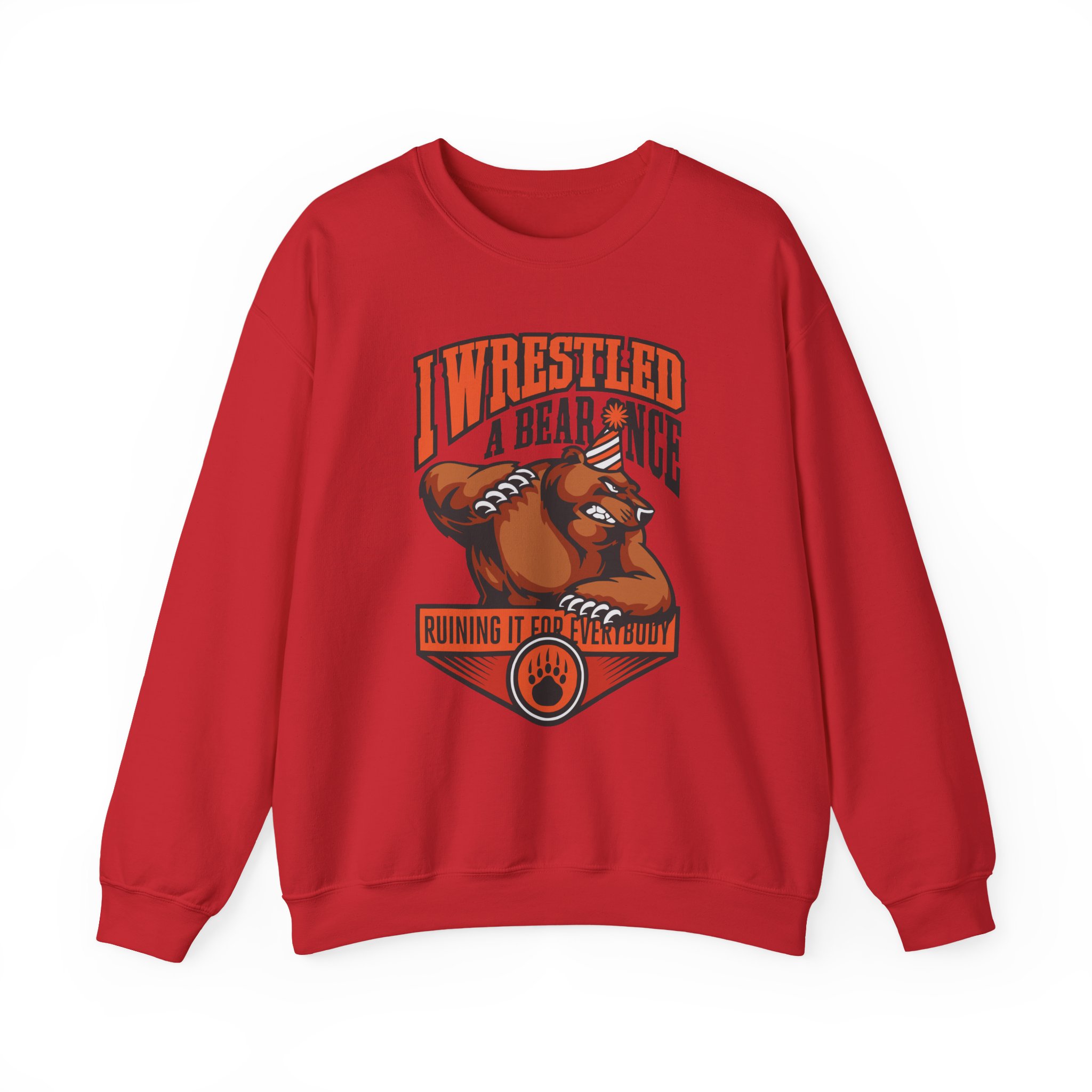 Iwrestledabearonce Unisex Heavy Blendâ„¢ Crewneck Sweatshirt