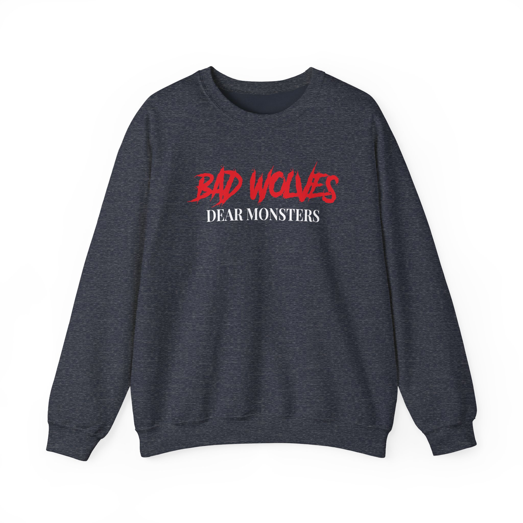 Bad Wolves Dear Monsters Album Unisex Heavy Blendâ„¢ Crewneck Sweatshirt