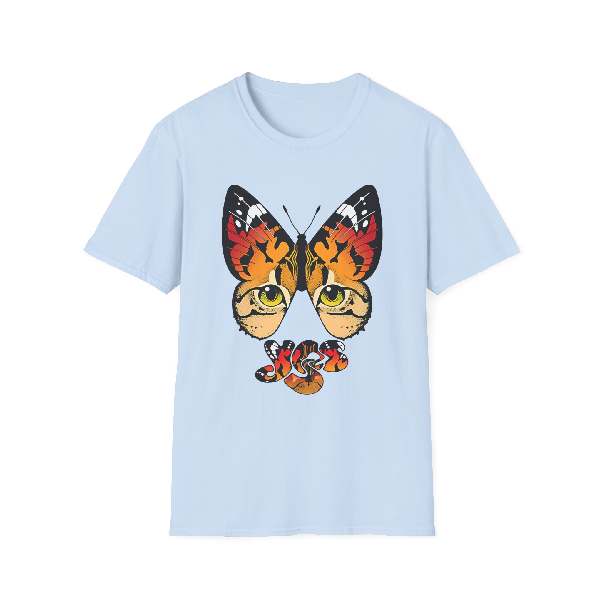 Yes Monarch Eyes Logo Unisex Softstyle T-Shirt