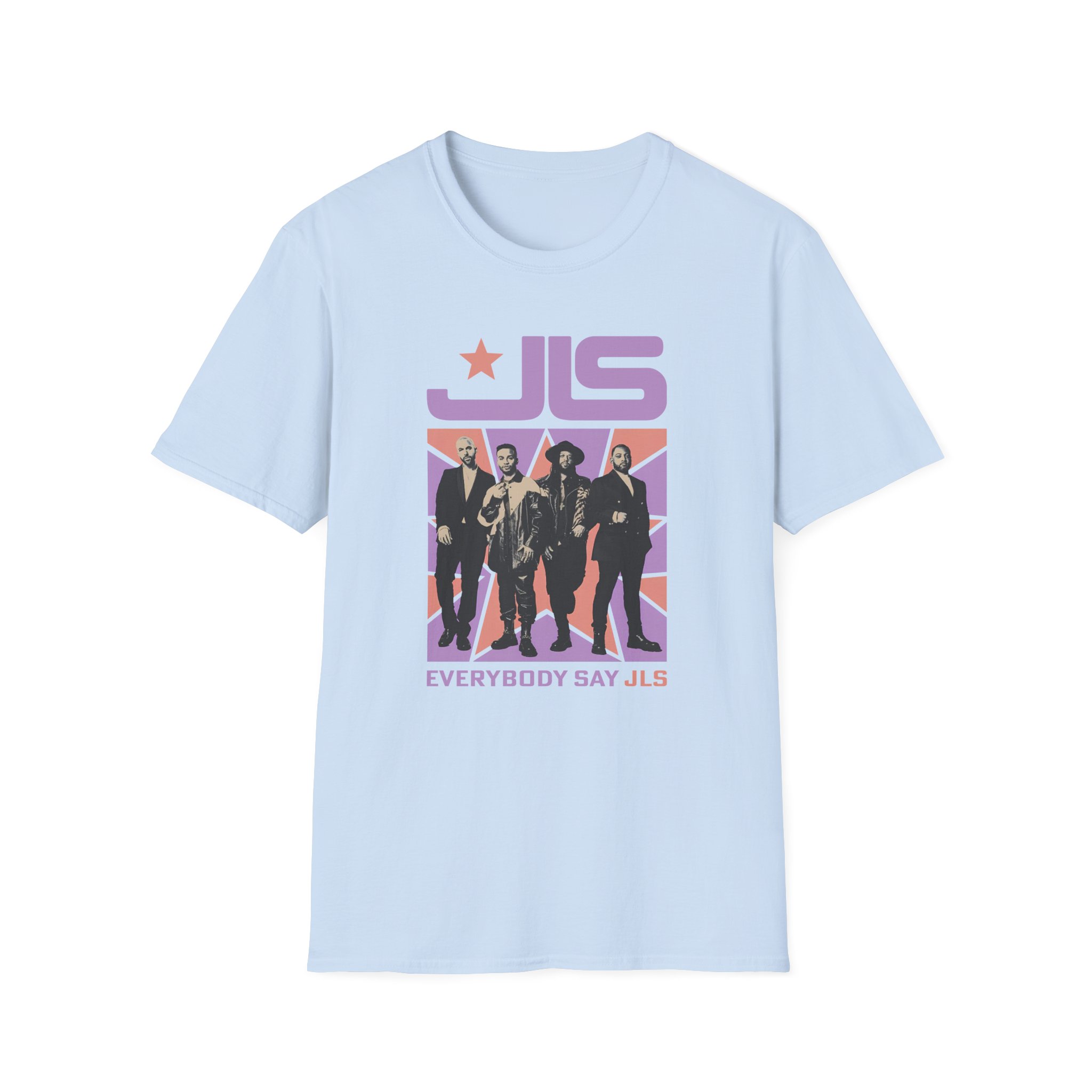 JLS, Everybody Say JLS Photo Star Unisex Softstyle T-Shirt