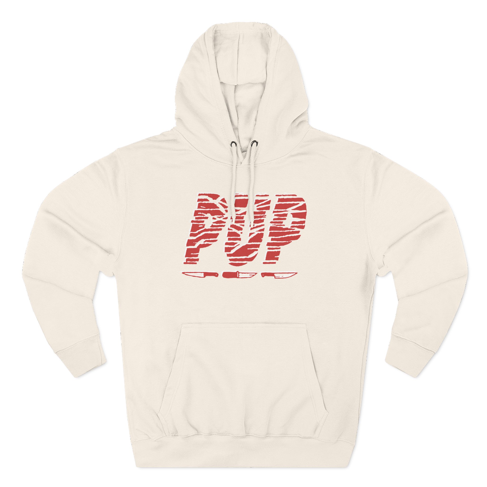 Pup Logo Three-Panel Fleece Hoodie