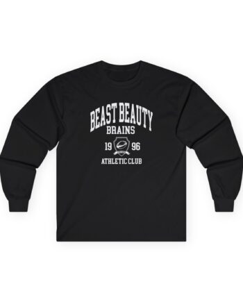 Ilona Maher Beast Beauty Brains Athletic Club Unisex Ultra Cotton Long Sleeve Tee