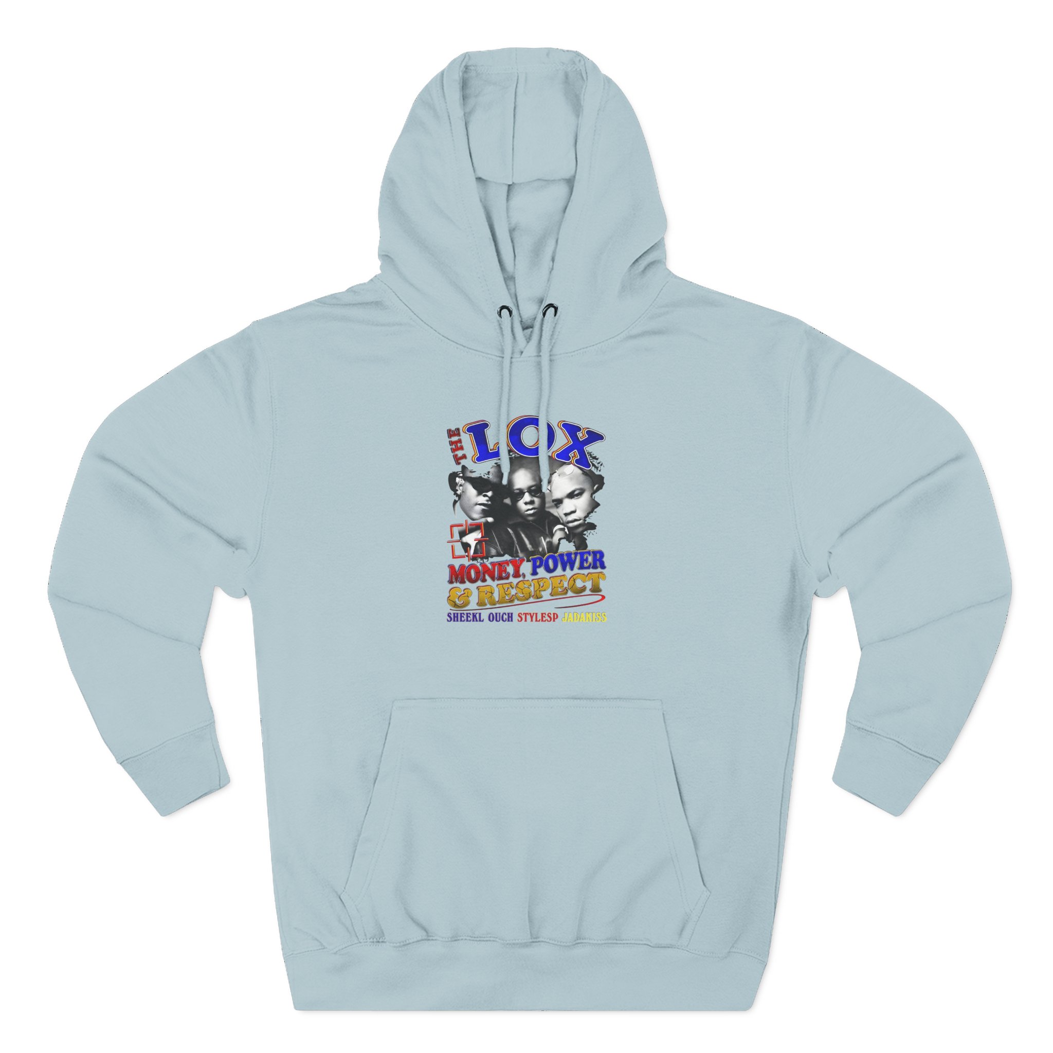 The Lox Money, Power & Respect Three-Panel Fleece Hoodie