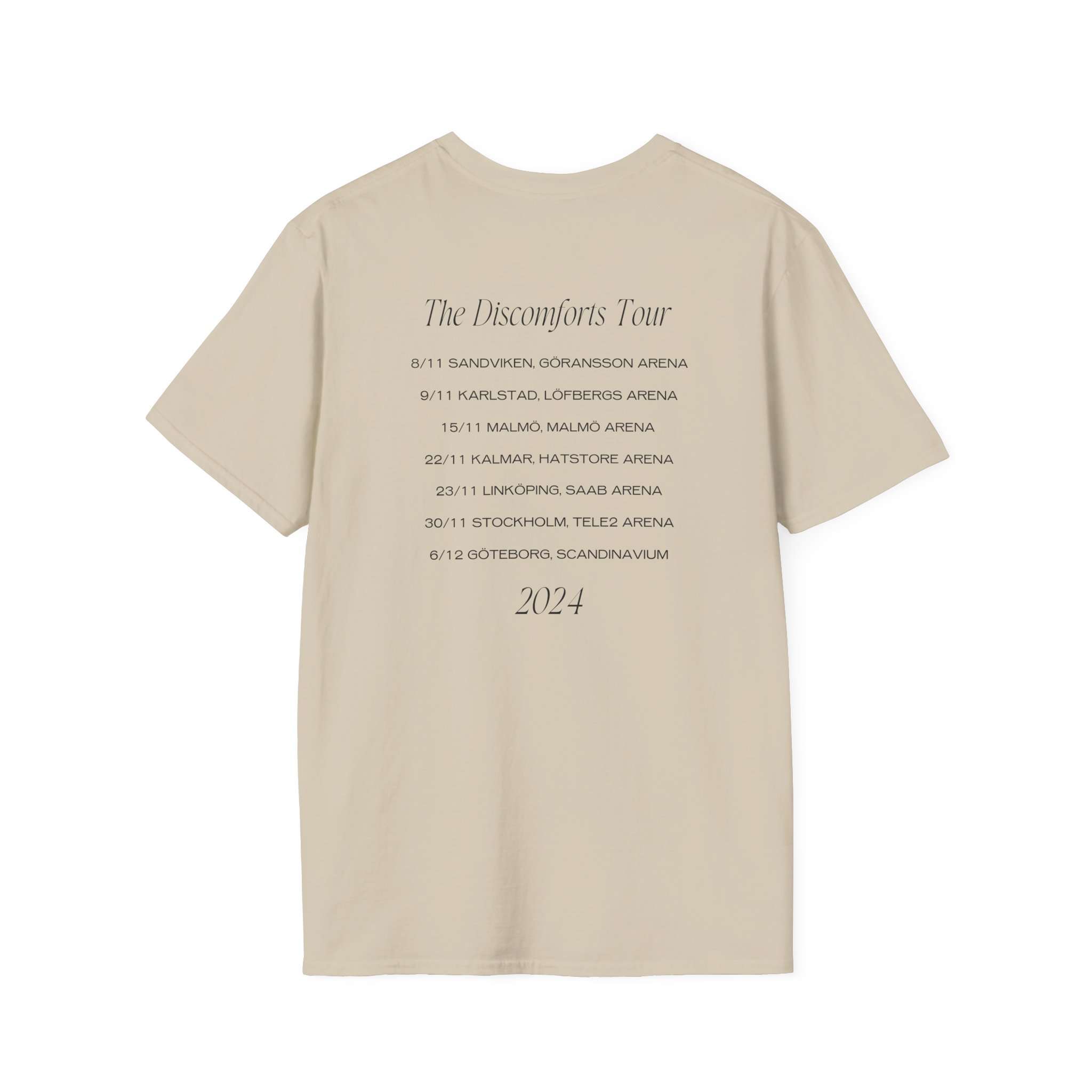 Albin Lee Meldau Discomforts Tour Unisex Softstyle T-Shirt