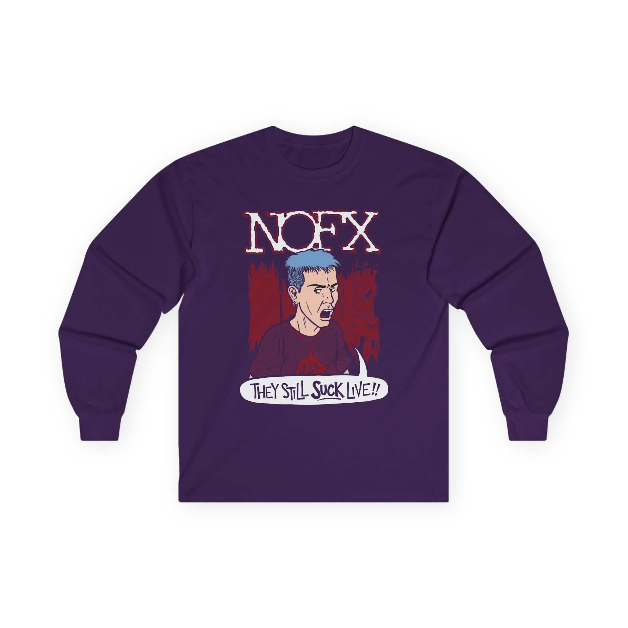 Nofx Jstill Suck Unisex Ultra Cotton Long Sleeve Tee