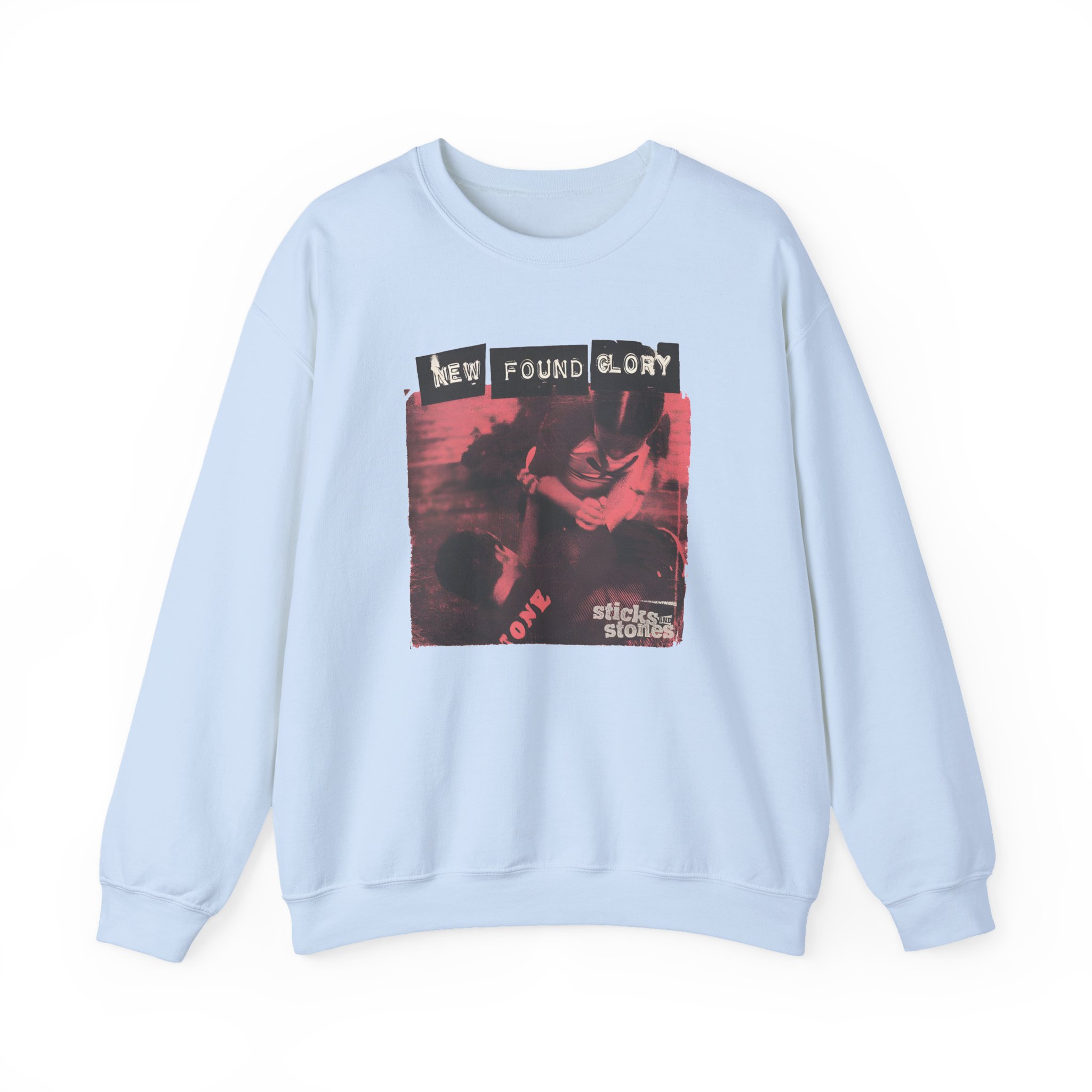 New Found Glory Sticks and Stones Xerox Unisex Heavy Blendâ„¢ Crewneck Sweatshirt