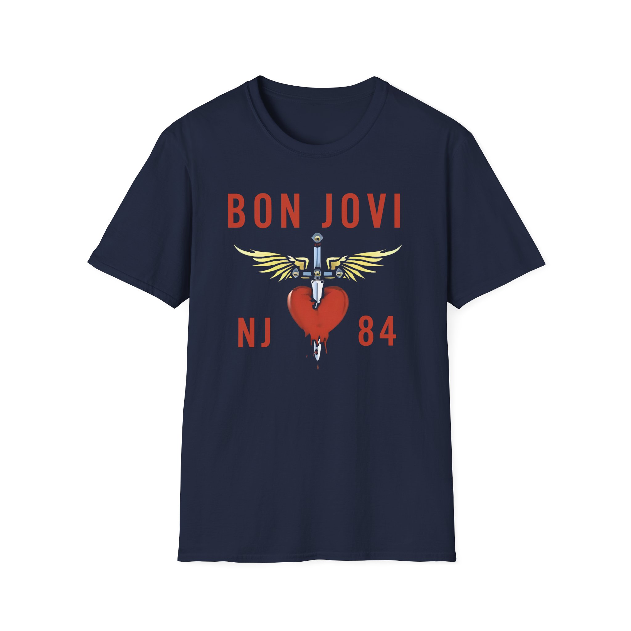 Bon Jovi You Give Love a Bad Name Unisex Softstyle T-Shirt