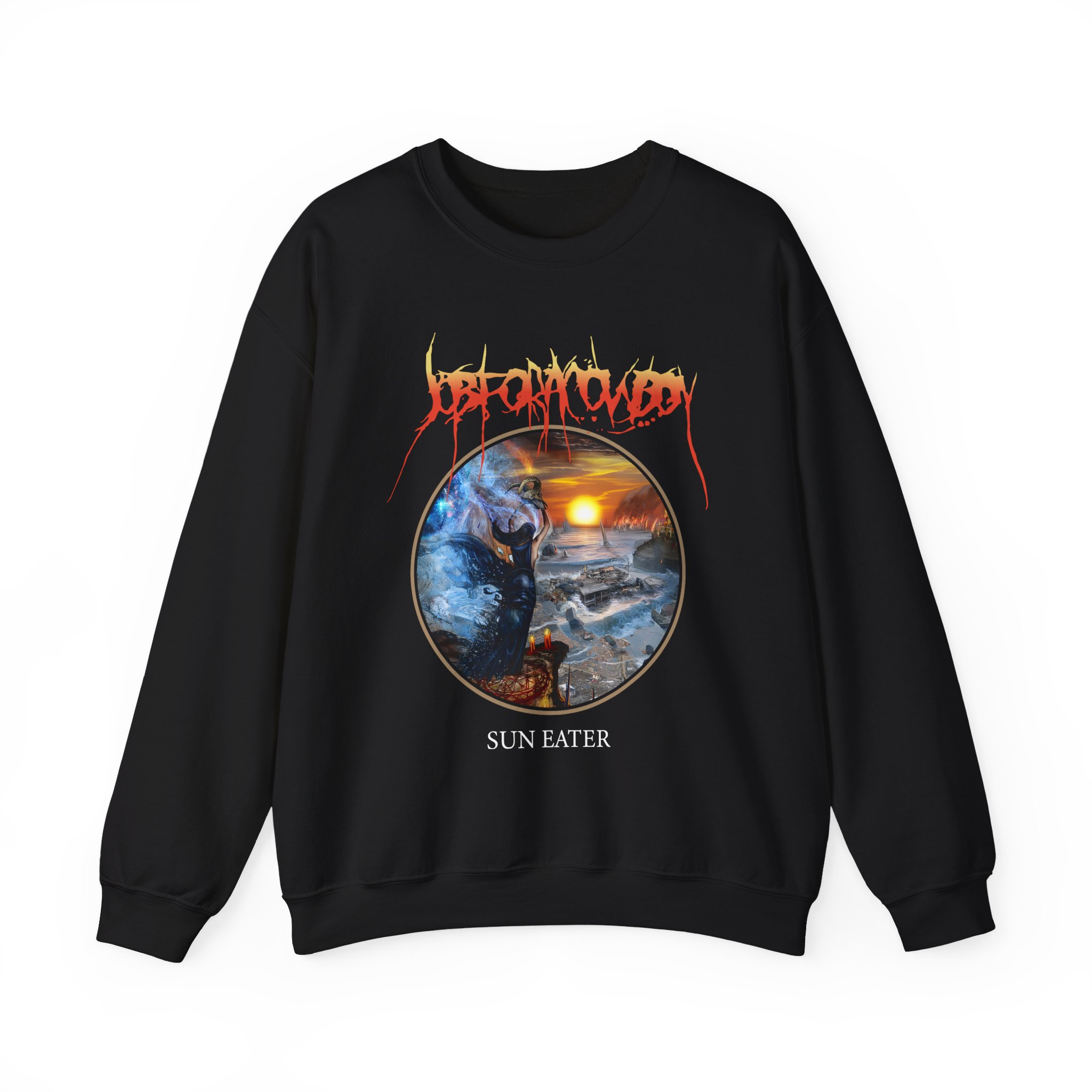 Job for a Cowboy Sun Eater Unisex Heavy Blendâ„¢ Crewneck Sweatshirt
