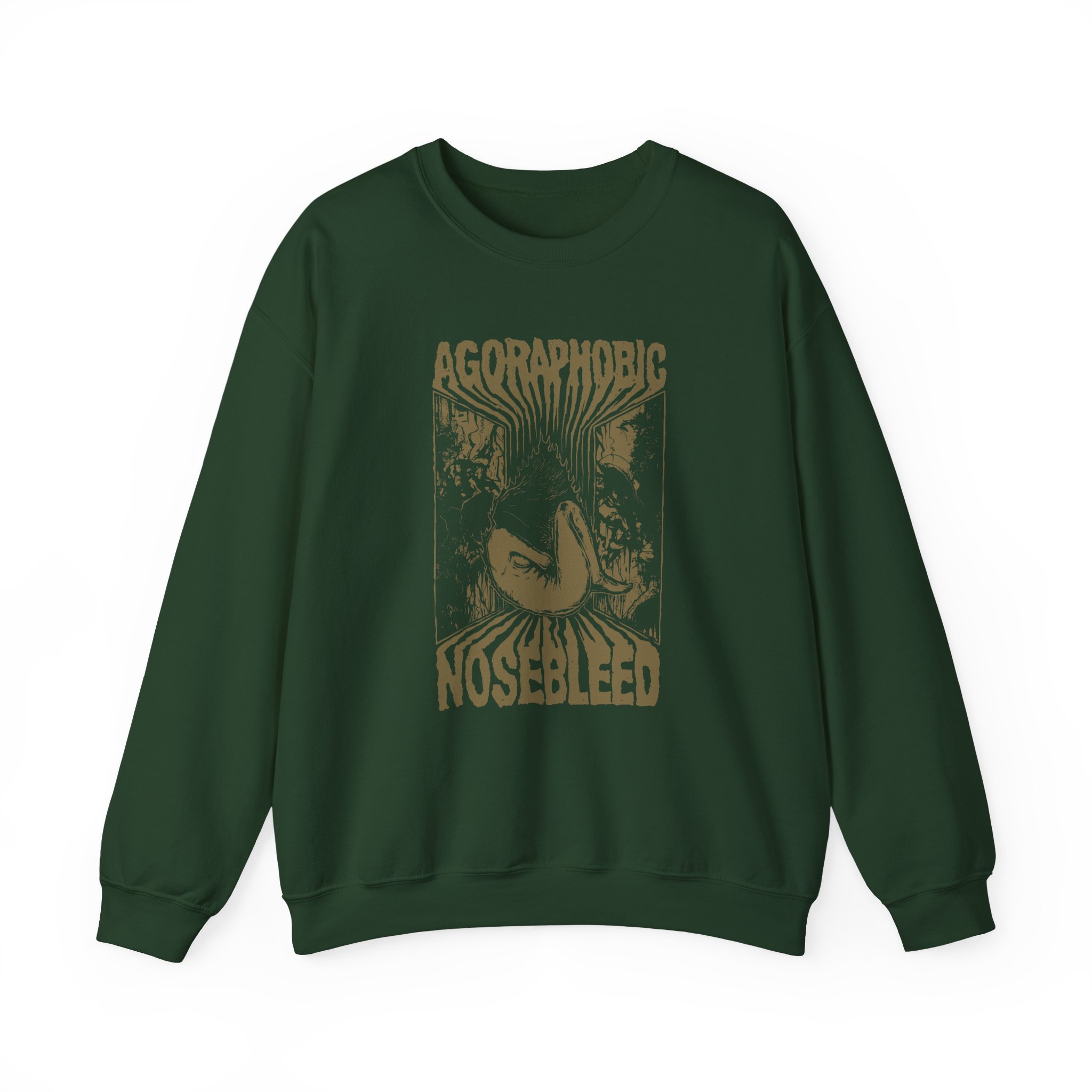 Agoraphobic Nosebleed Gnaw Unisex Heavy Blendâ„¢ Crewneck Sweatshirt