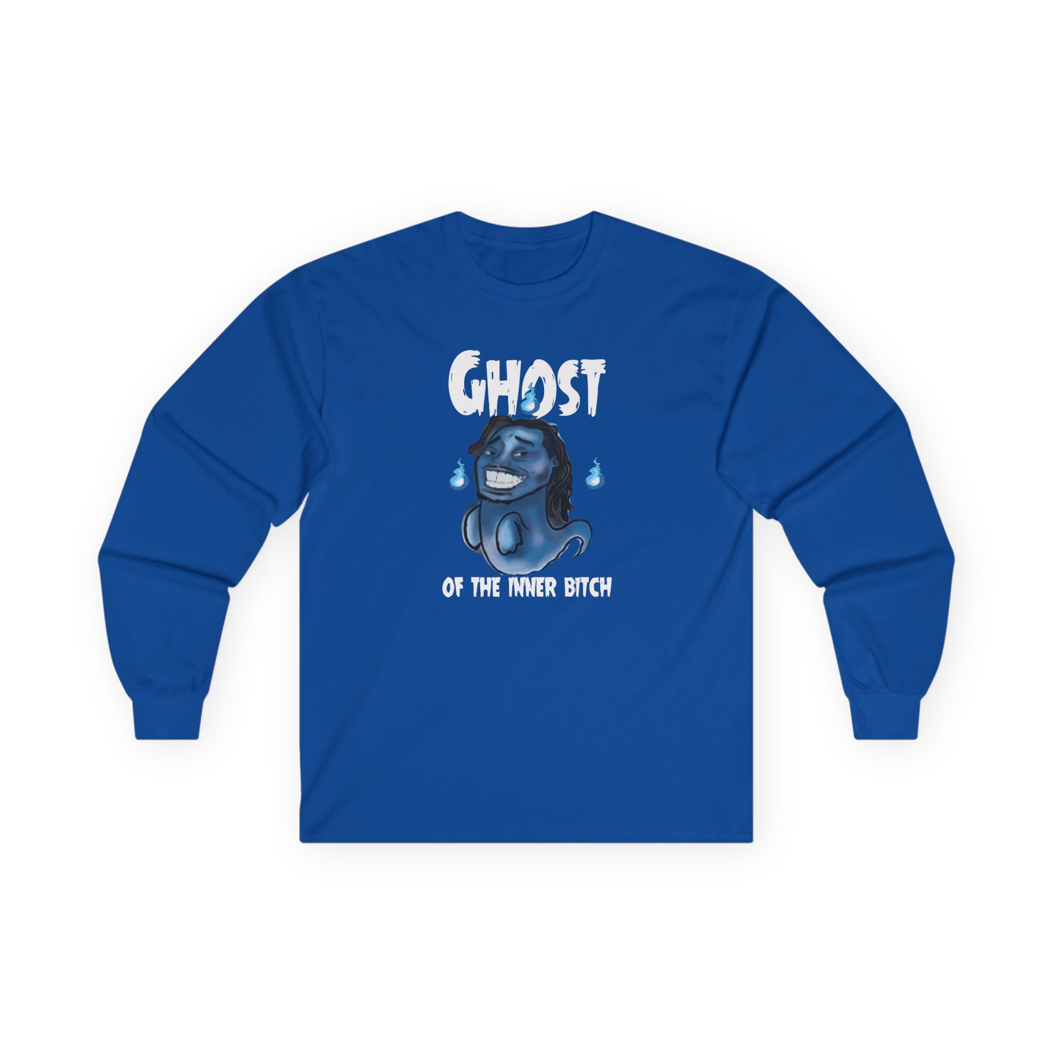Aba and Preach Ghost of the Inner Bitch Unisex Ultra Cotton Long Sleeve Tee
