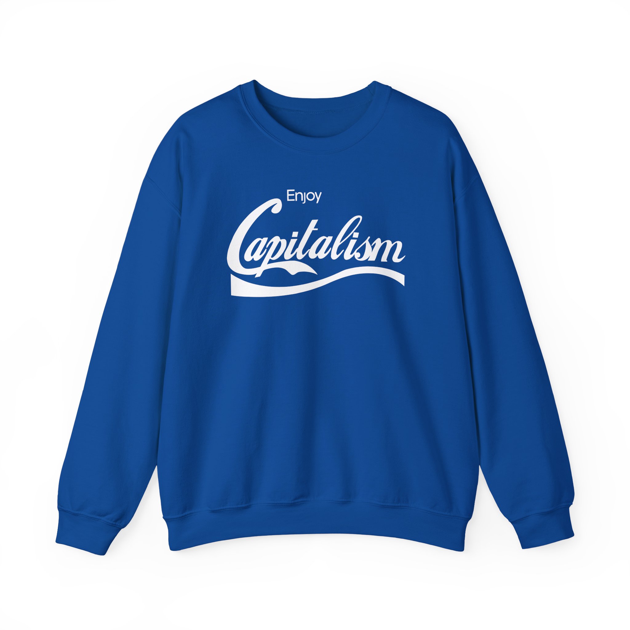 Valuetainment Enjoy Capitalism Unisex Heavy Blendâ„¢ Crewneck Sweatshirt