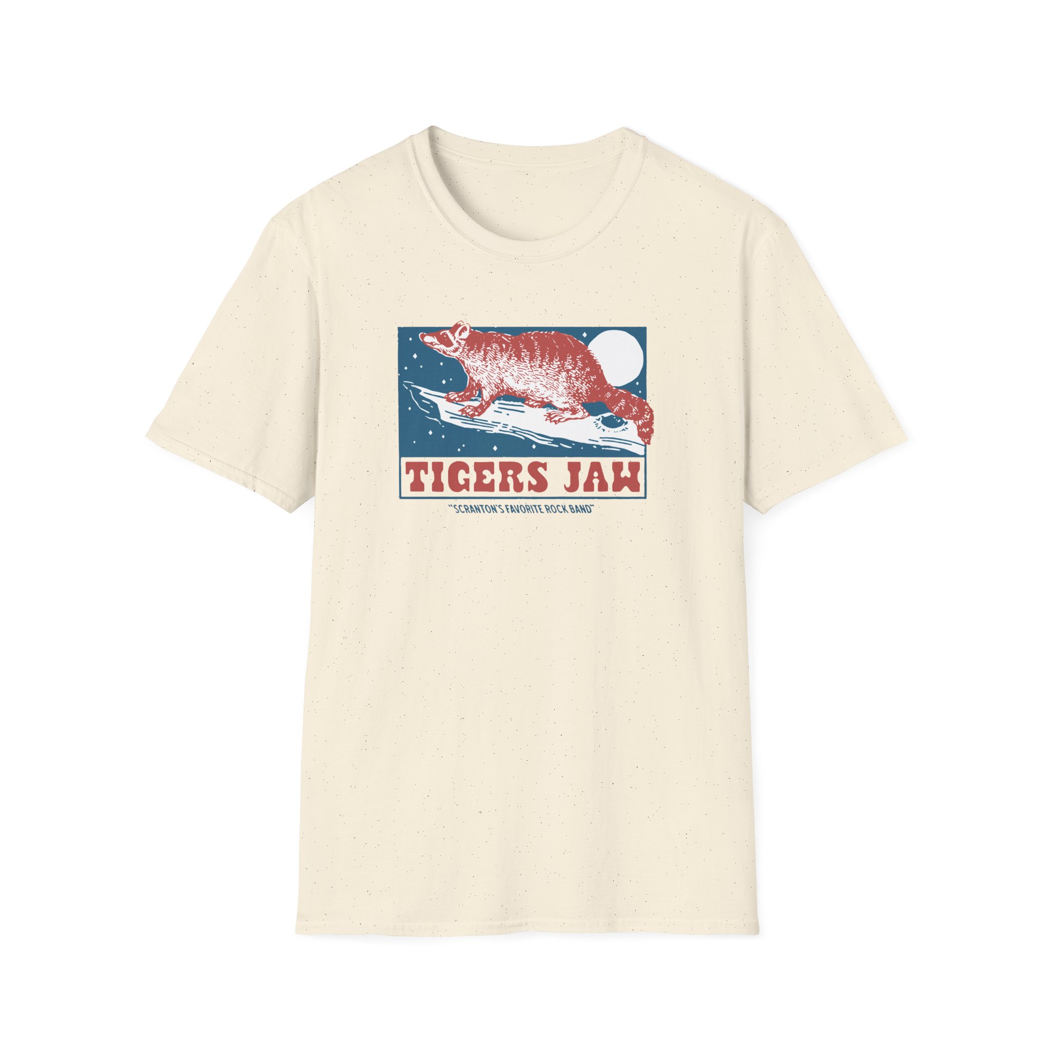 Tigers Jaw Raccoon Unisex Softstyle T-Shirt
